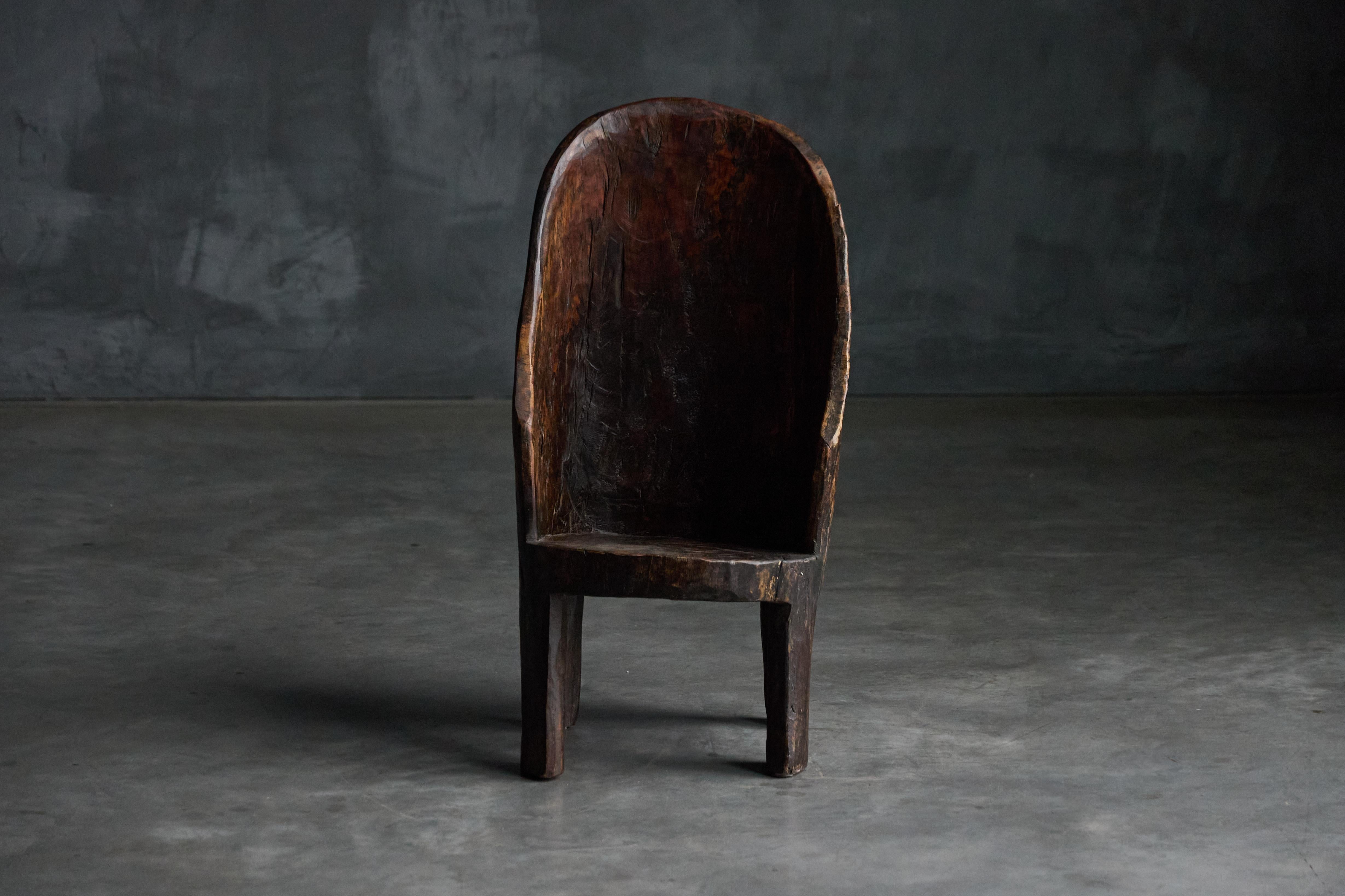 Rustic Organic Wabi Sabi Chair, France, 1930s For Sale