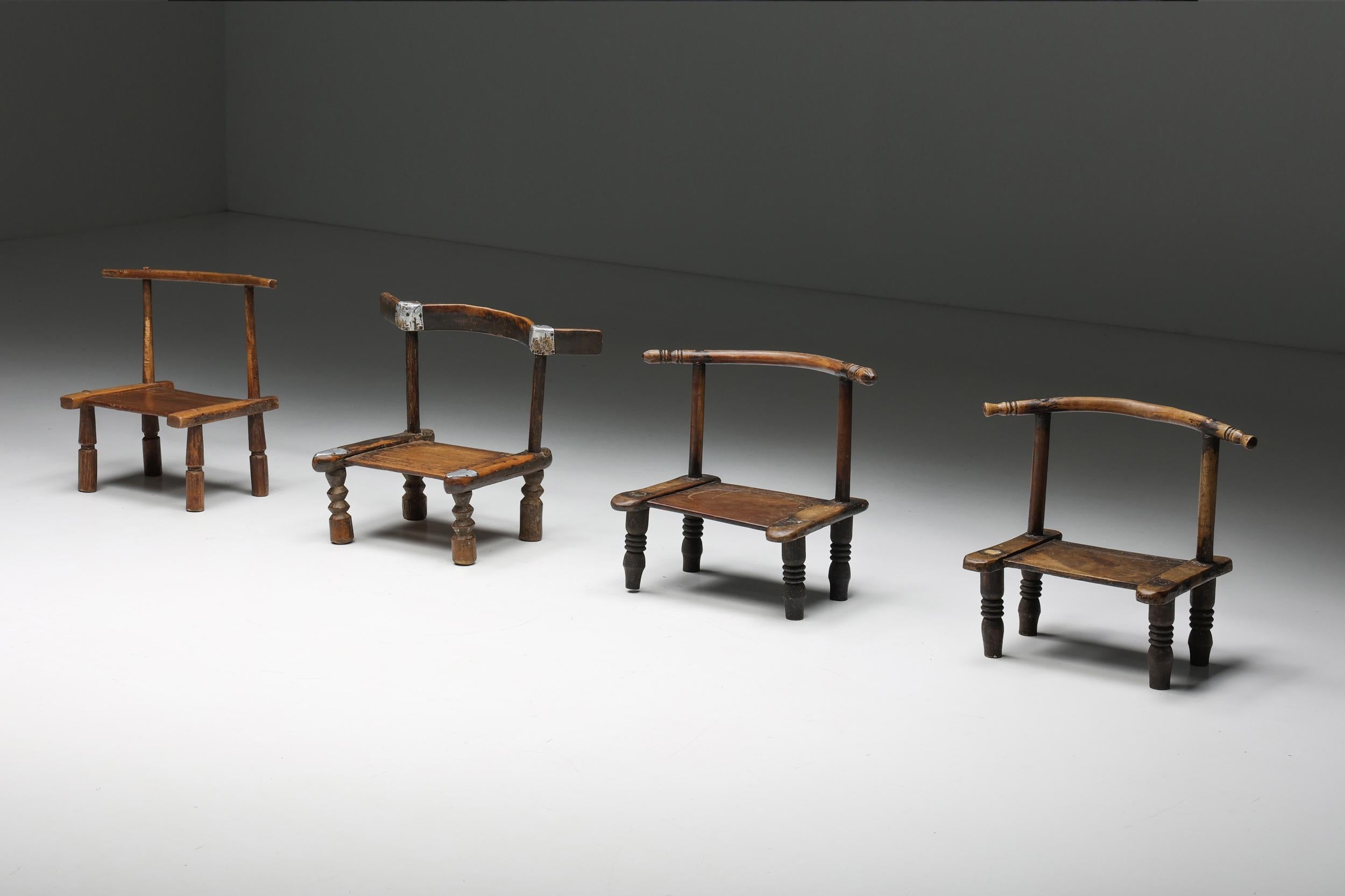 Organic Wabi-Sabi Chair, France, 20th Century For Sale 5