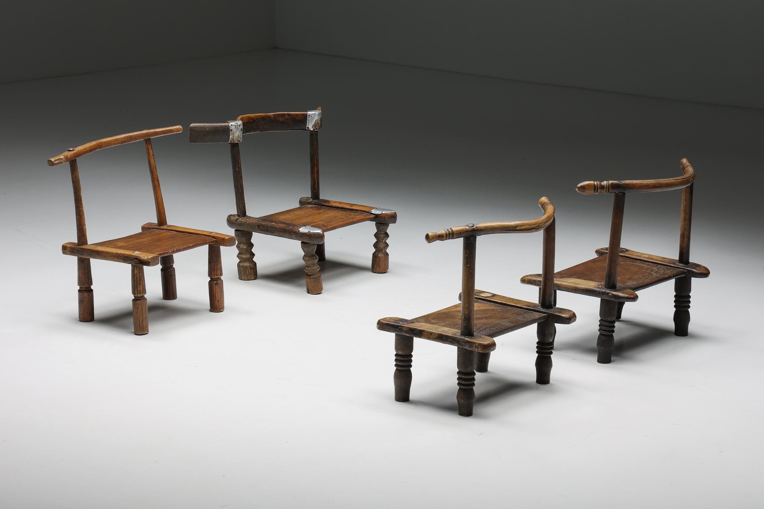 Organic Wabi-Sabi Chair, France, 20th Century For Sale 6