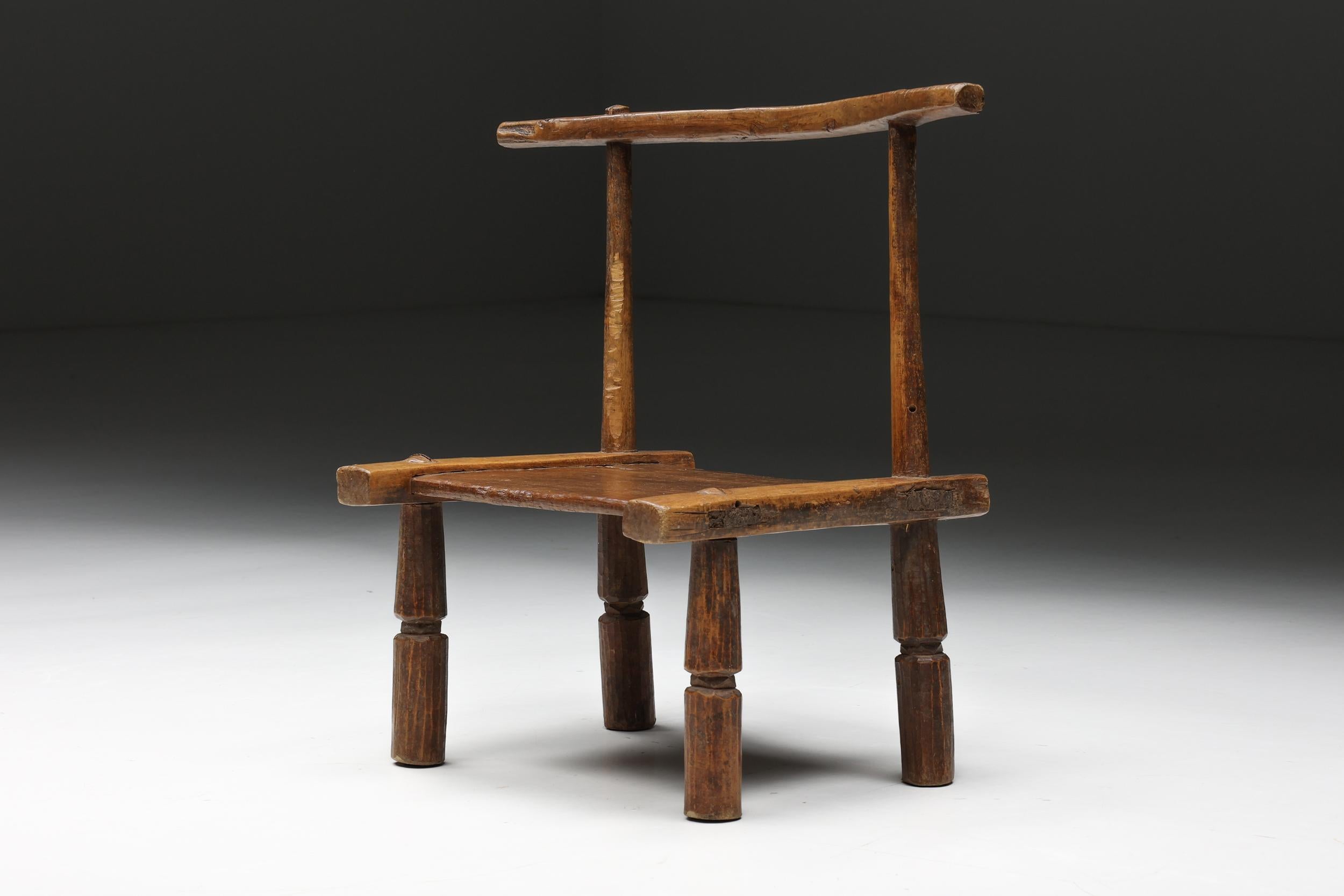 Organic Wabi-Sabi Chair, France, 20th Century In Good Condition For Sale In Antwerp, BE