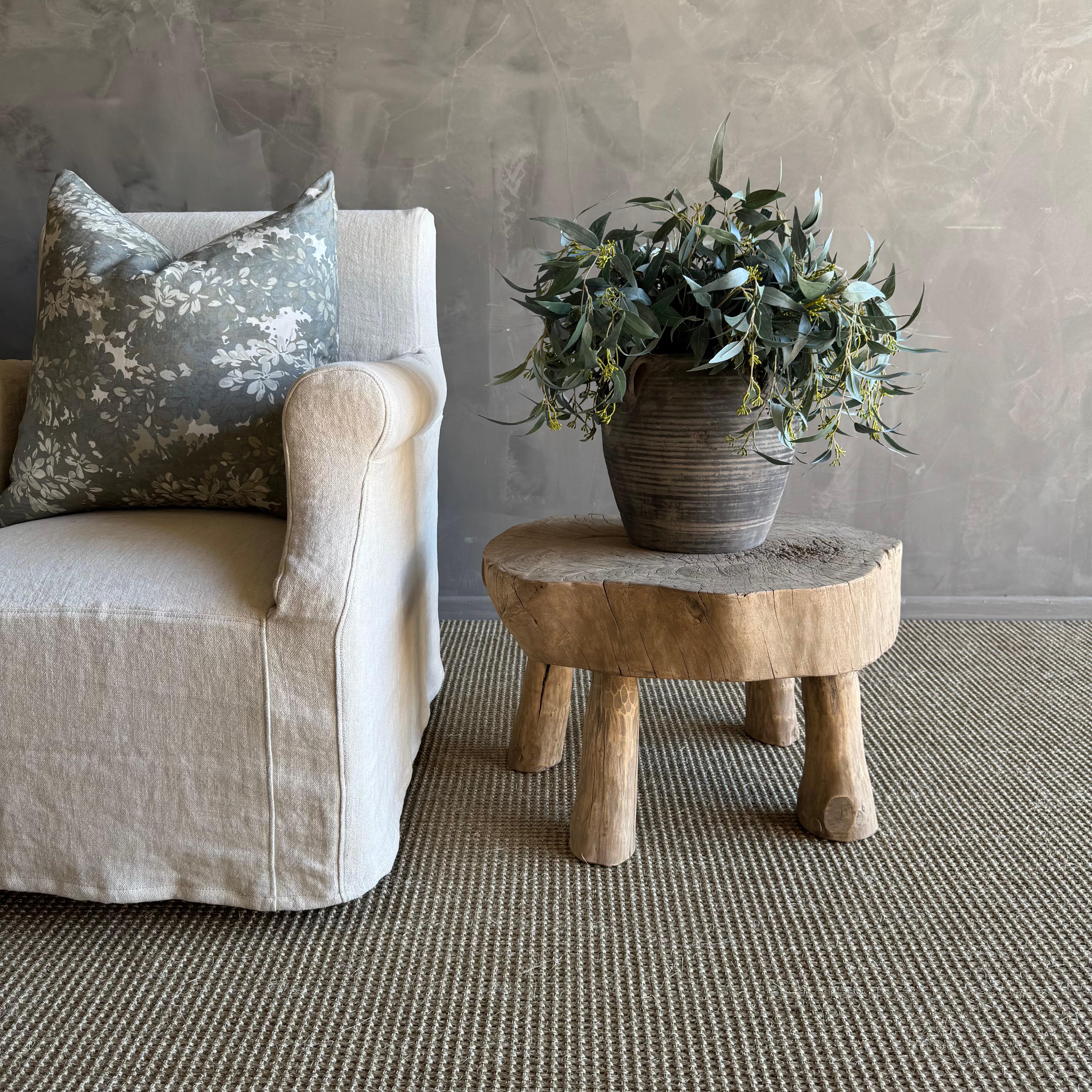 Organic Wabi Sabi Slice Accent Table or Stool 3