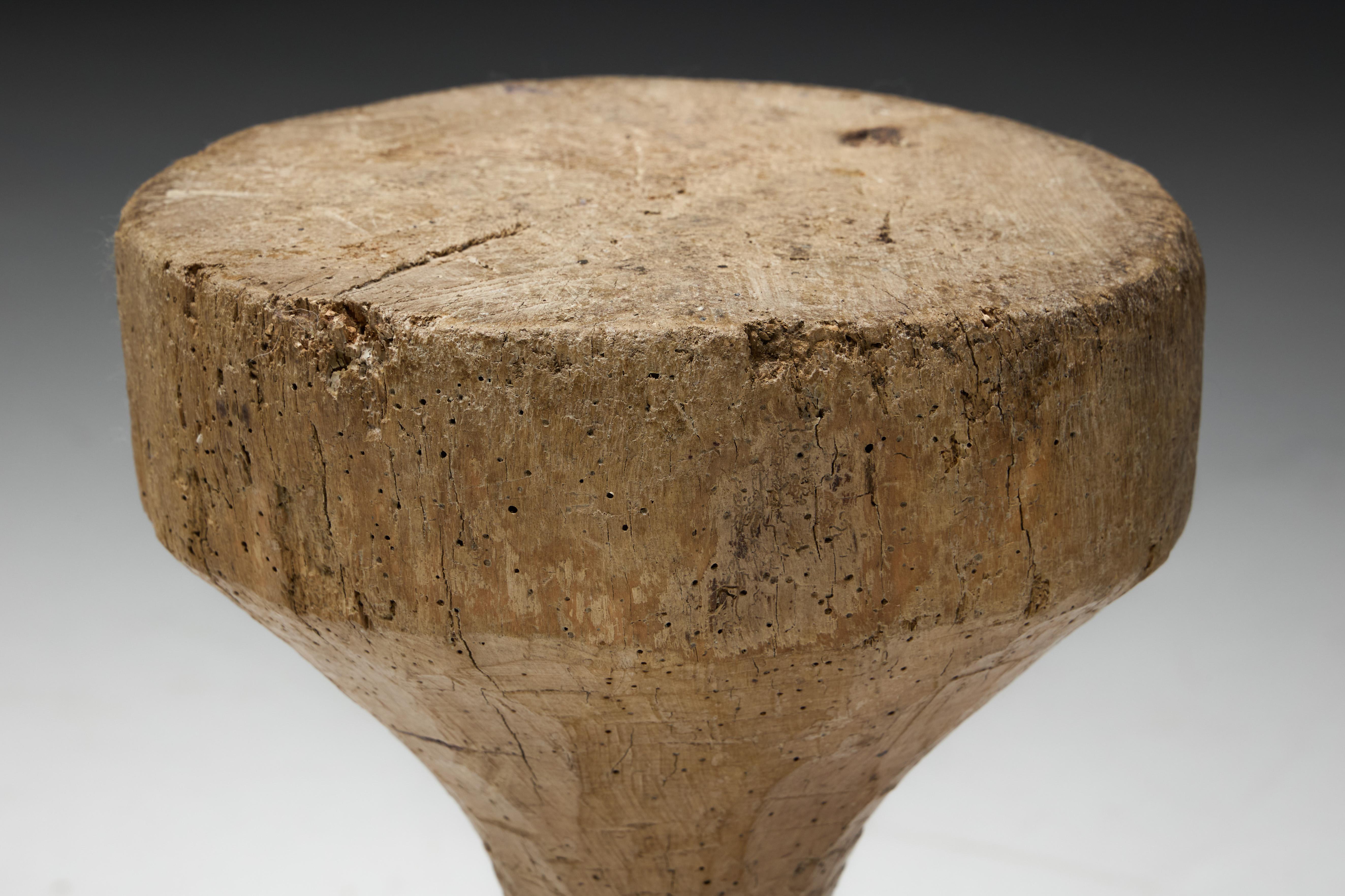 Taburete orgánico Wabi Sabi, Francia, Siglo XIX en venta 3
