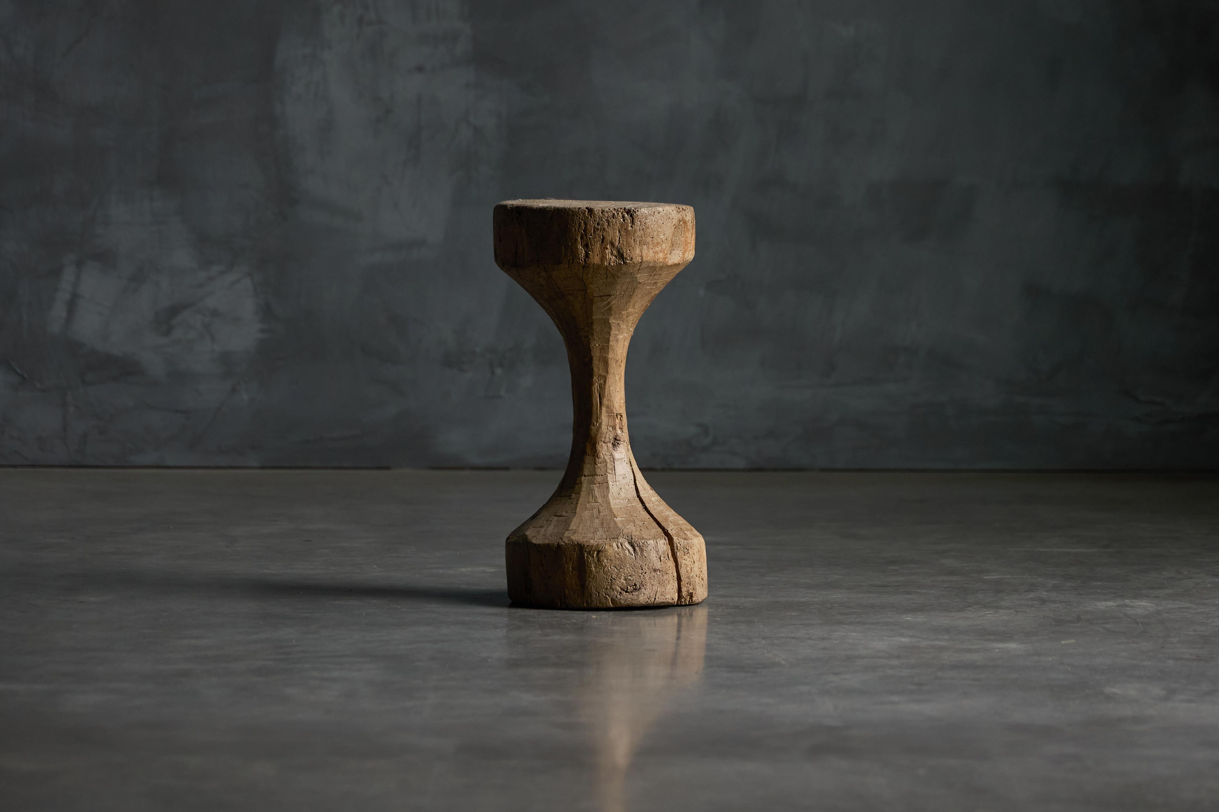 Taburete orgánico Wabi Sabi, Francia, Siglo XIX Madera en venta