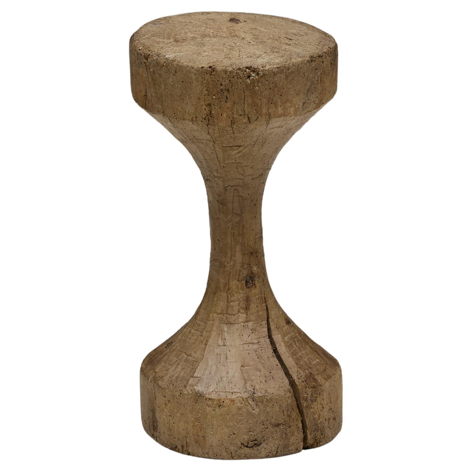 Tabouret Wabi Sabi organique, France, 19ème siècle