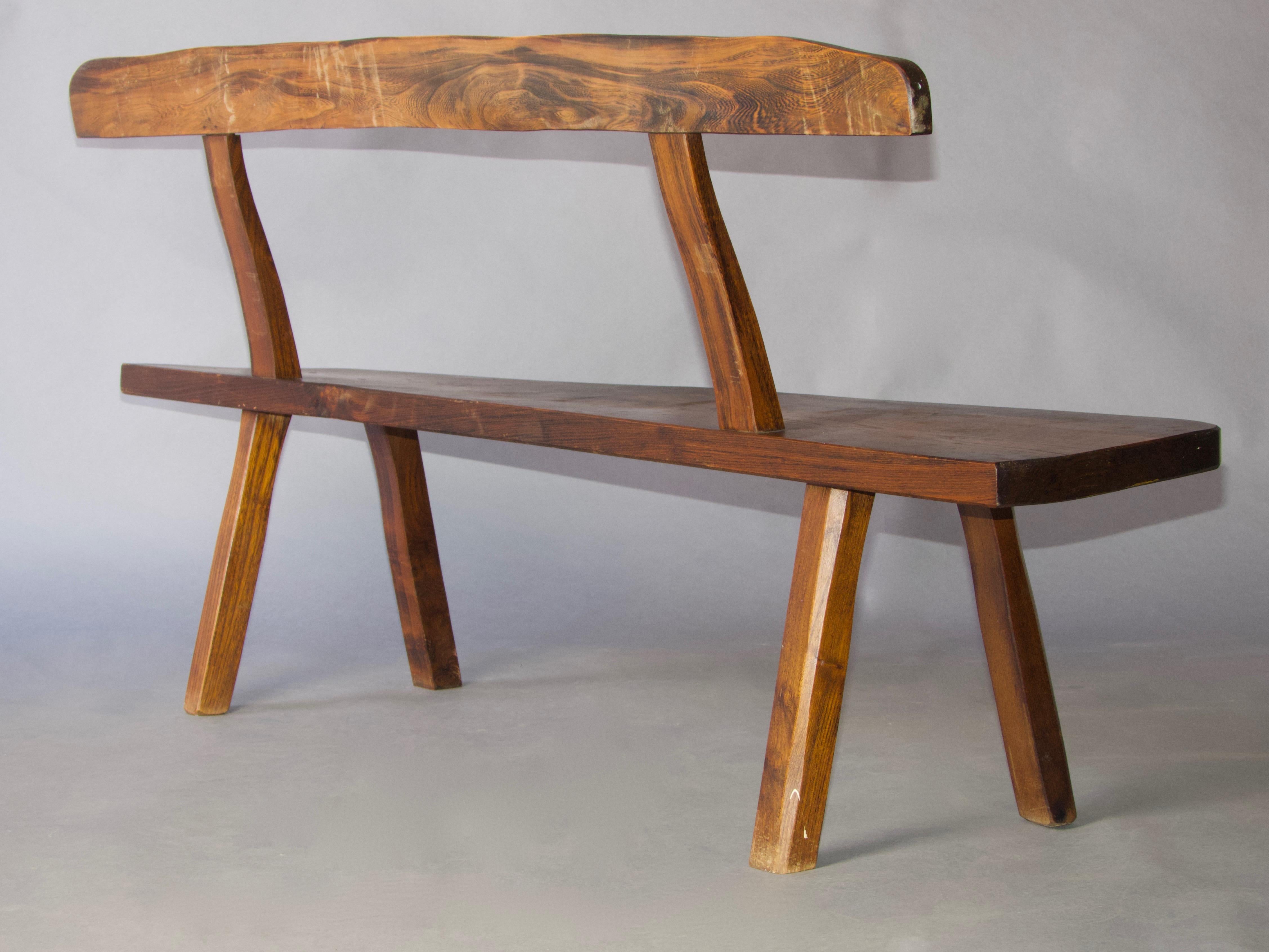 Europeo Panchina in legno organico in vendita