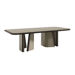 Organischer moderner Esstisch aus Holz