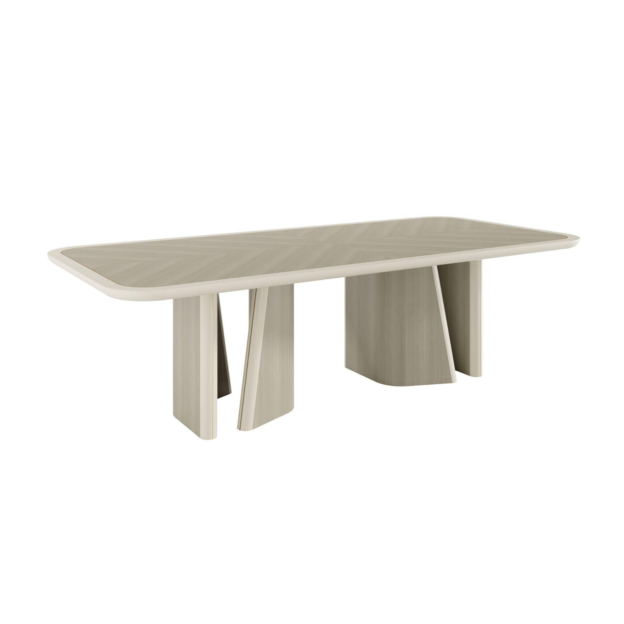 Hand-Crafted ORGANIC Wood Modern Dining Table For Sale