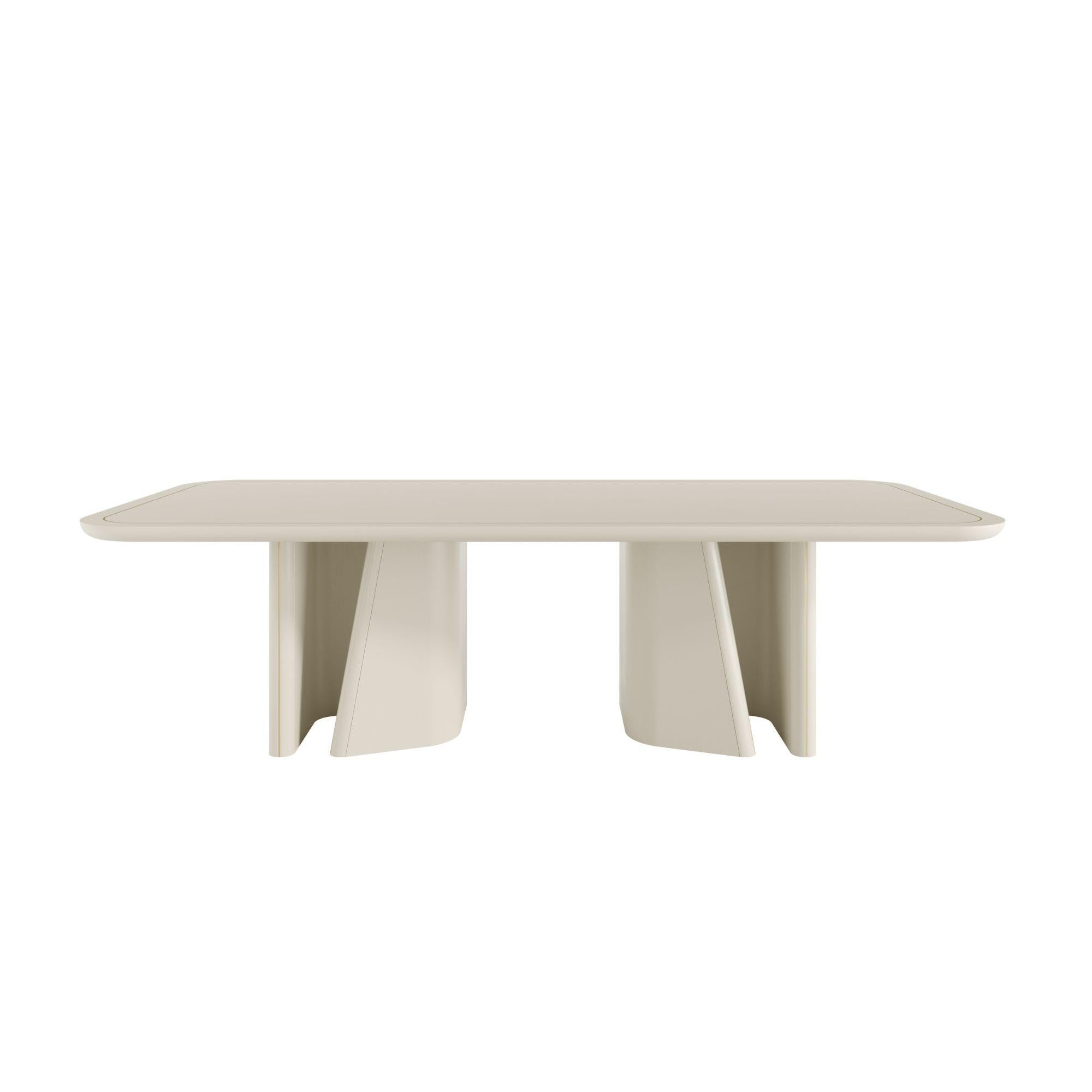 ORGANIC Wood Modern Dining Table In New Condition For Sale In Frazão, Porto