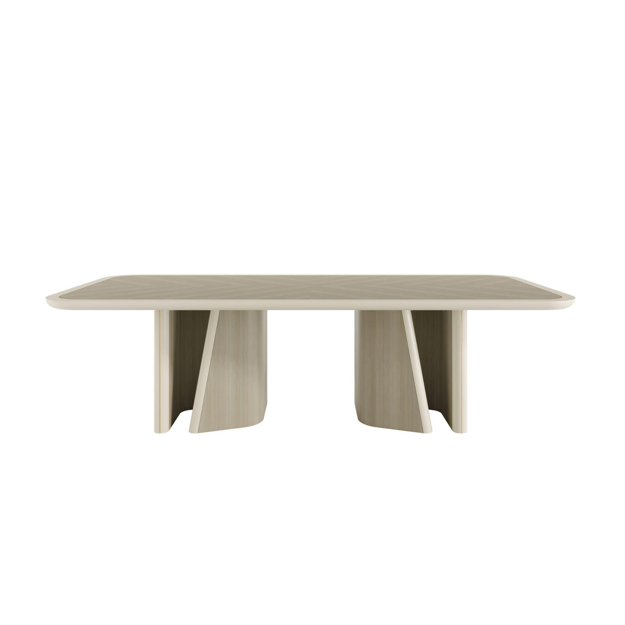 Portuguese ORGANIC Wood Modern Dining Table For Sale
