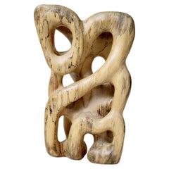 TON MISERUS SculPTURE aus organischem Holz