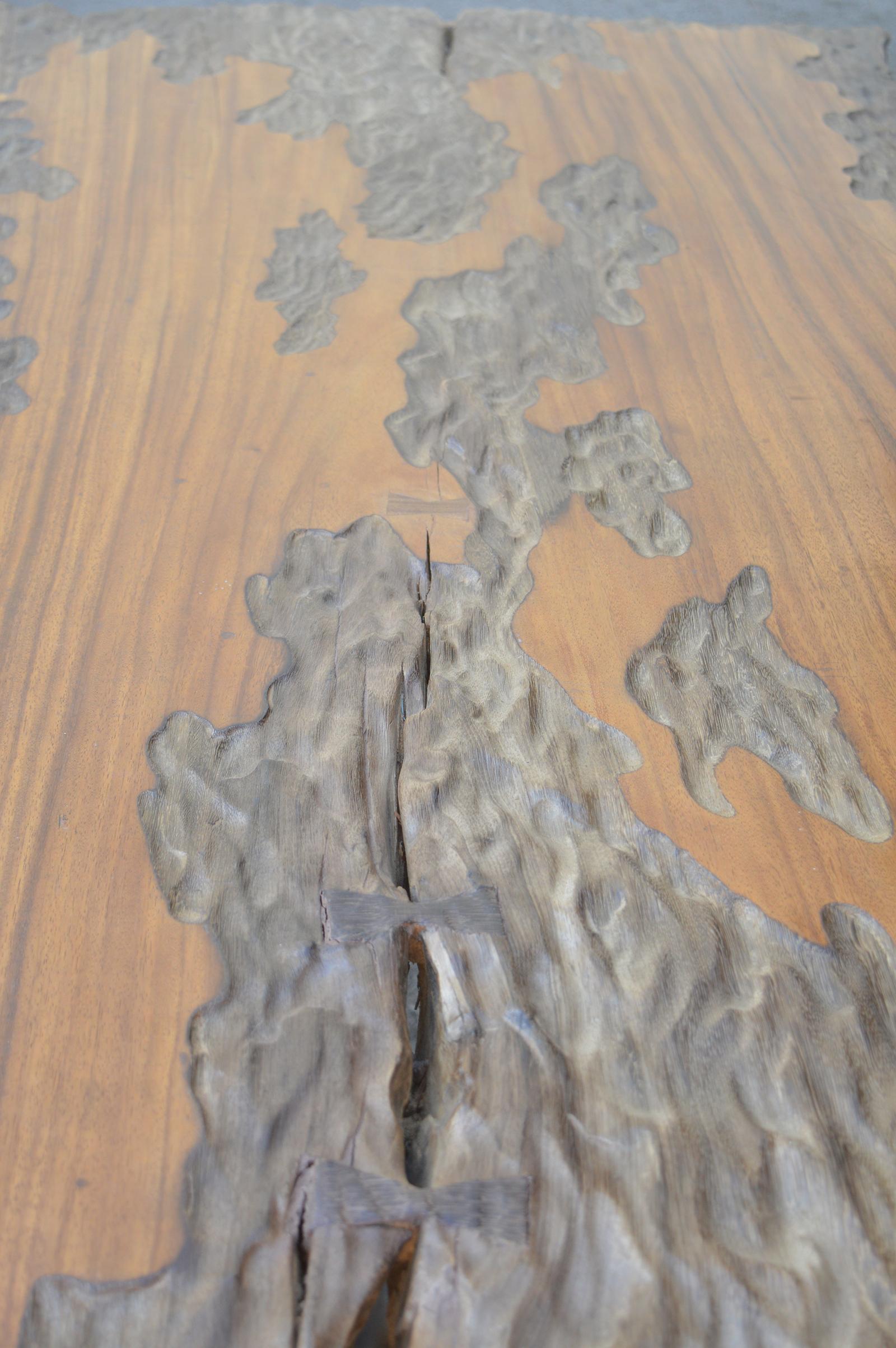 wood table chrome legs