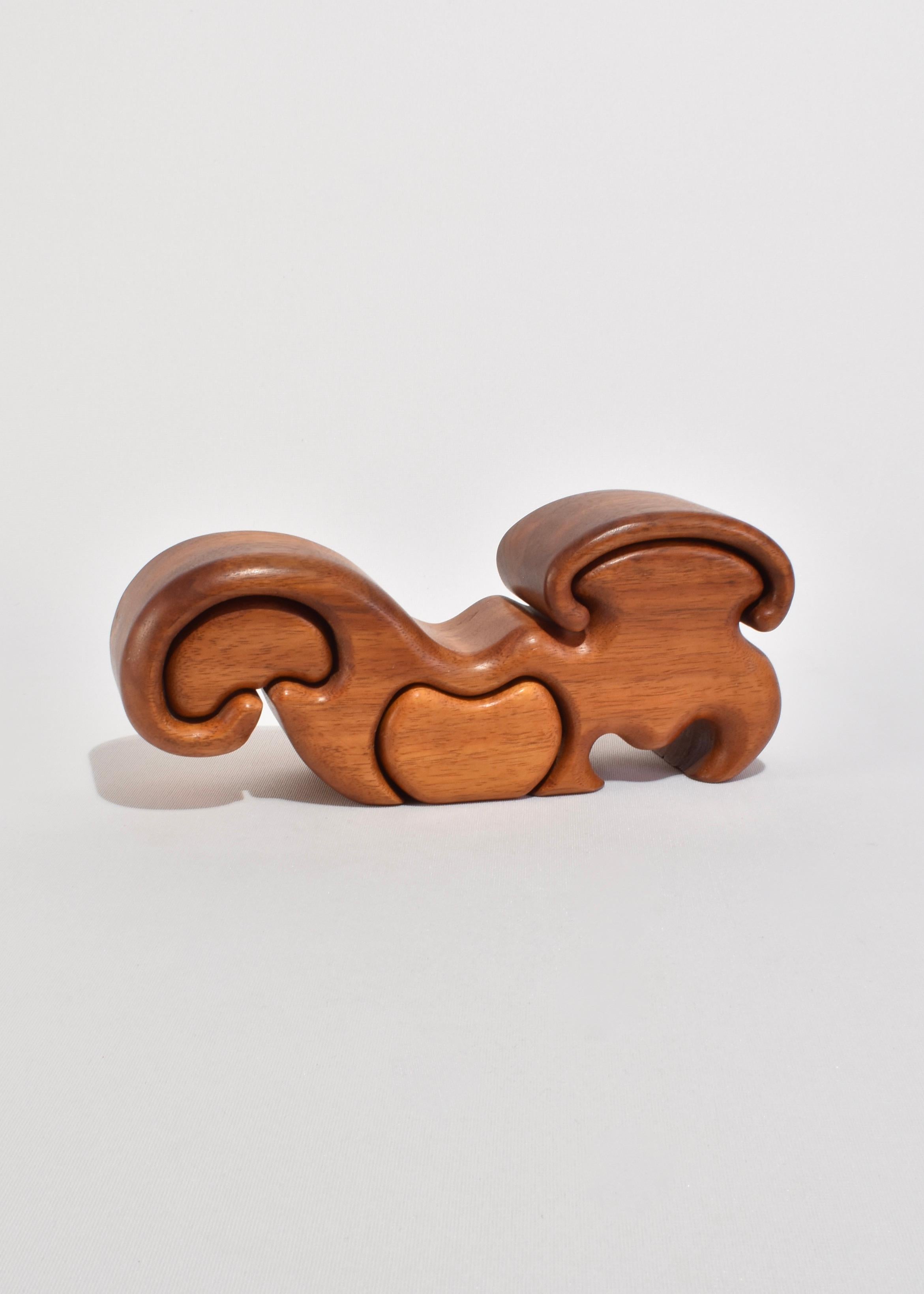 Bio-Schmuckkästchen aus Holz (Handgefertigt) im Angebot