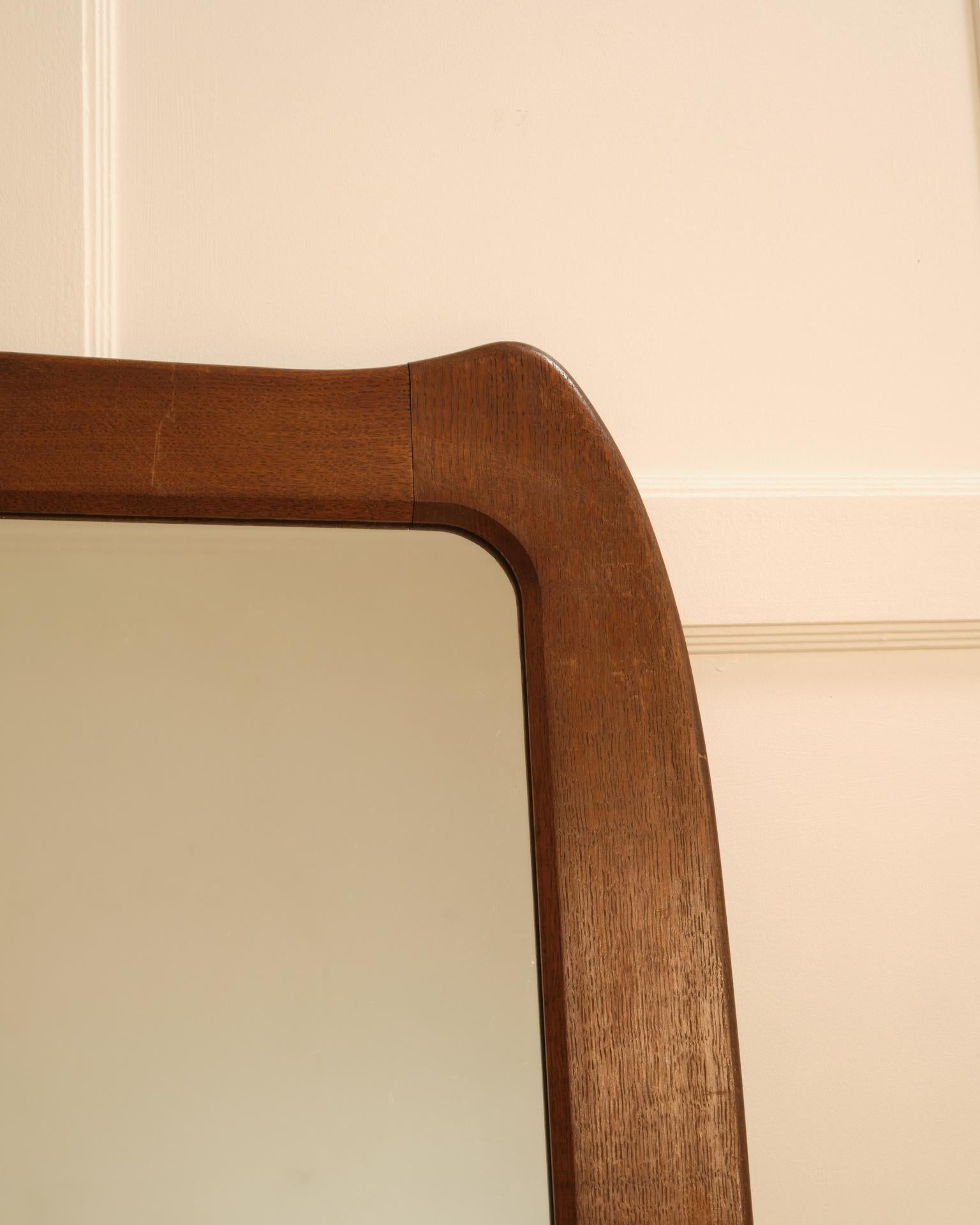 Arts and Crafts Miroir en bois bio en vente