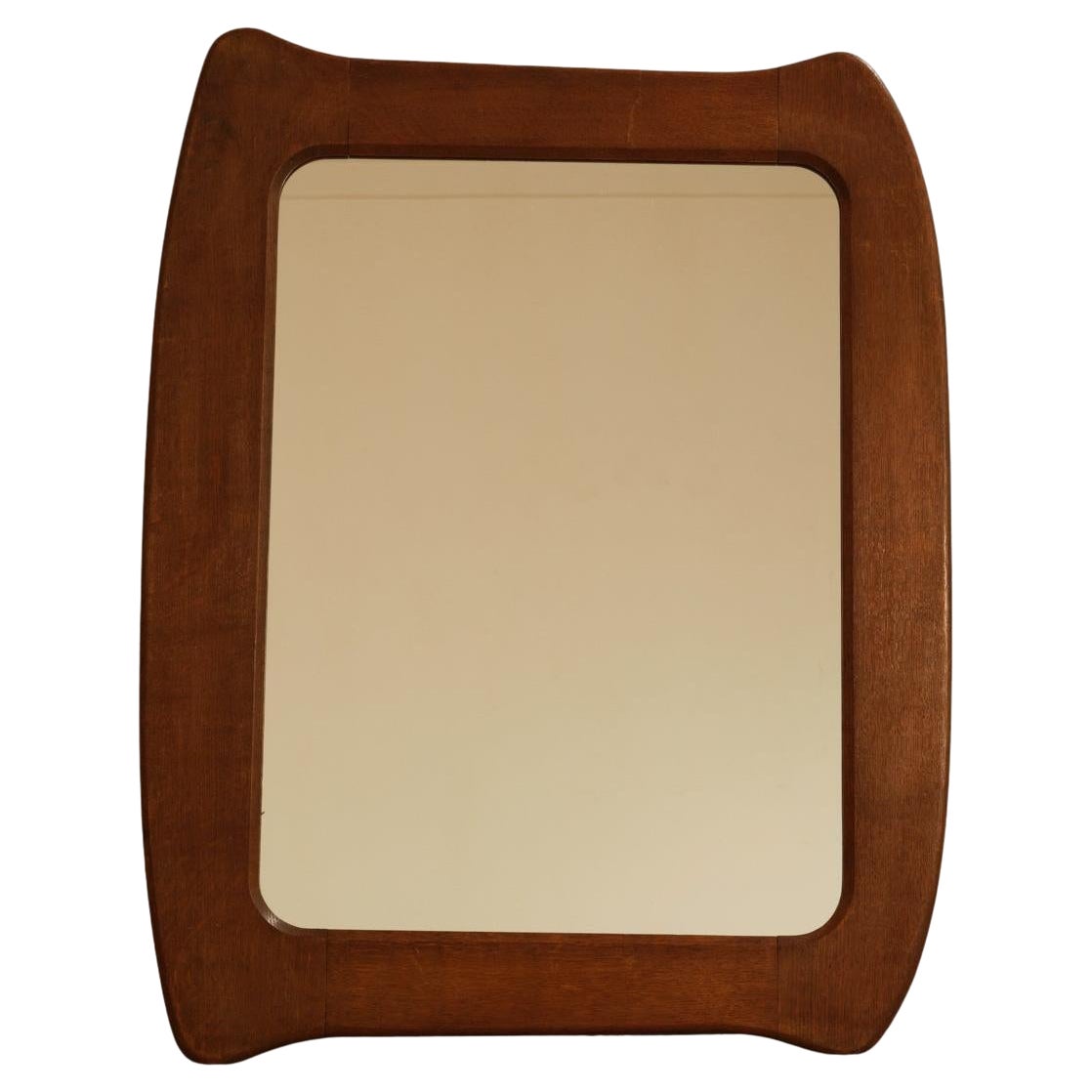 Specchio organico in legno