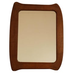 Specchio organico in legno