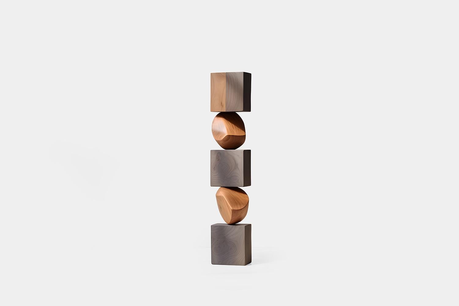 Mid-Century moderno Scultura organica in legno, Still Stand No41 di Joel in vendita