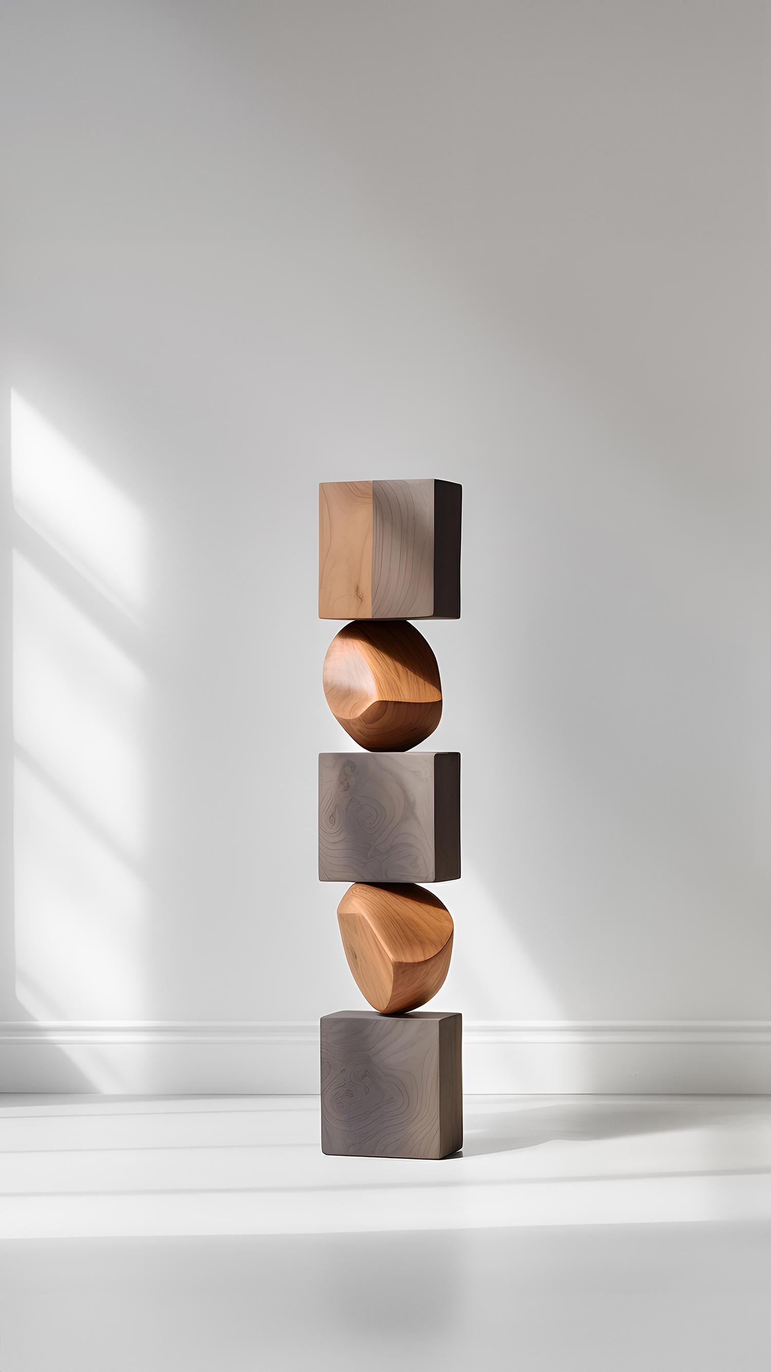 Fatto a mano Scultura organica in legno, Still Stand No41 di Joel in vendita