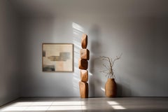 Totem della Tranquillità intagliato in stile moderno, stille design No46, Joel Escalona
