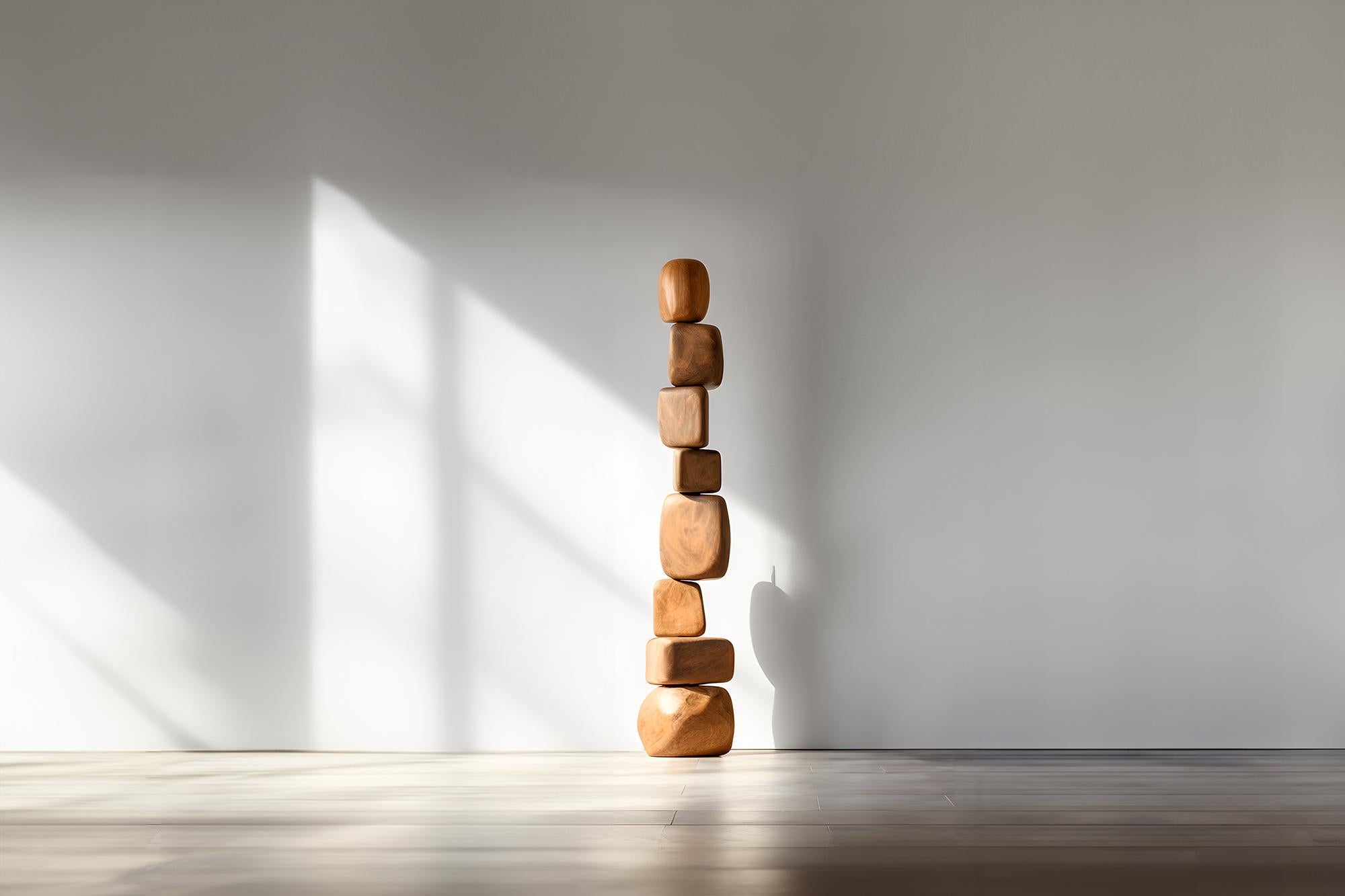 “Still Stand” sculptures by Joel Escalona

Joel Escalona's wooden standing sculptures are objects of raw beauty and serene grace. Each one is a testament to the power of the material, with smooth curves that flow into one another, inviting the
