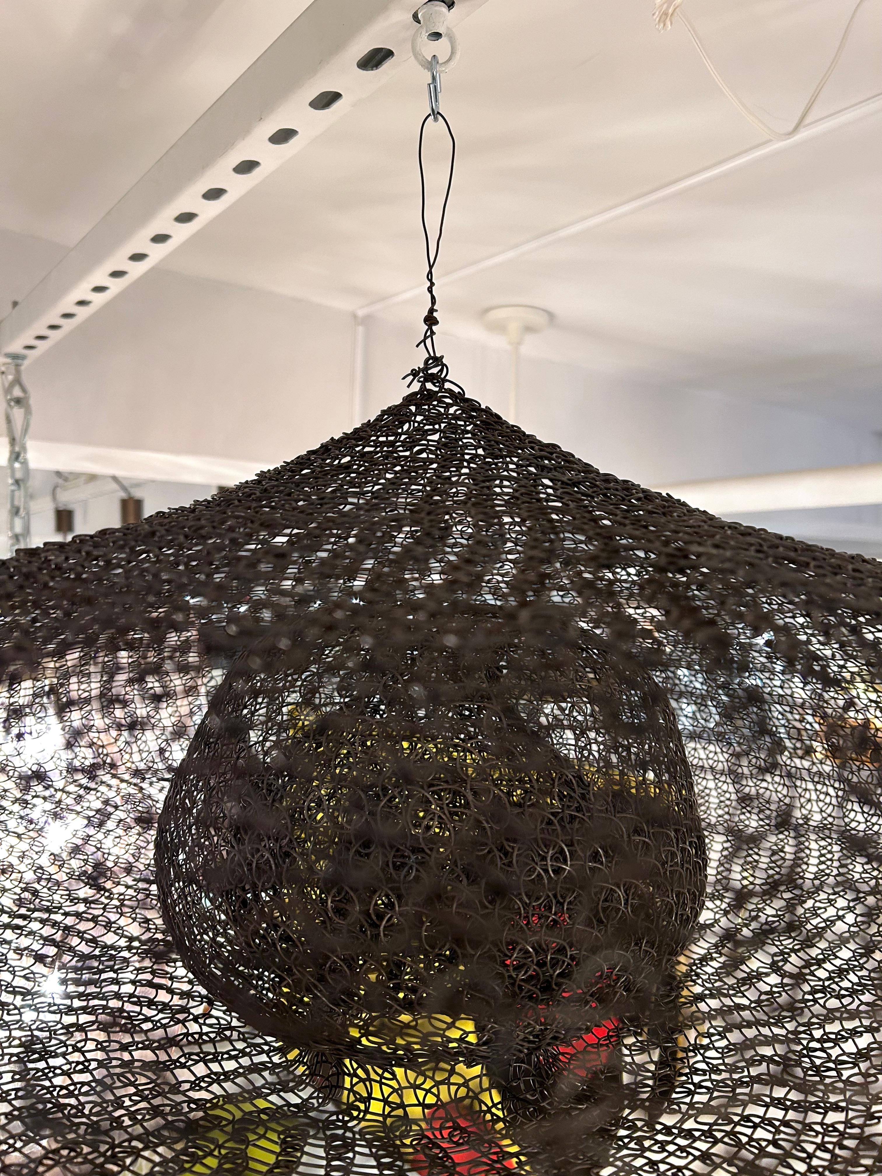 XXI secolo e contemporaneo Scultura organica in filo metallico intrecciato di Ulrikk Dufosse in vendita