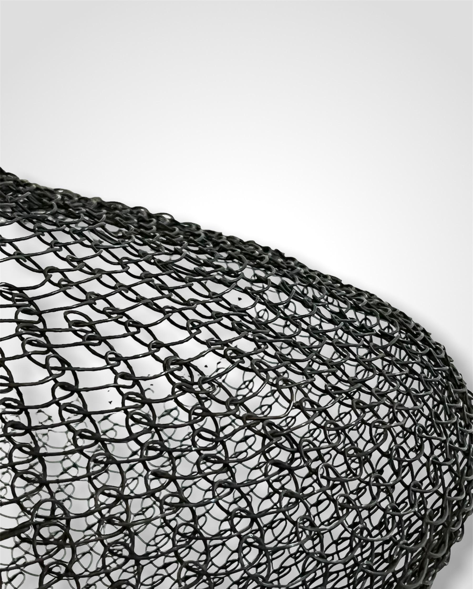 Organic Woven Mesh Wire Sculpture by Ulrikk Dufosse For Sale 2
