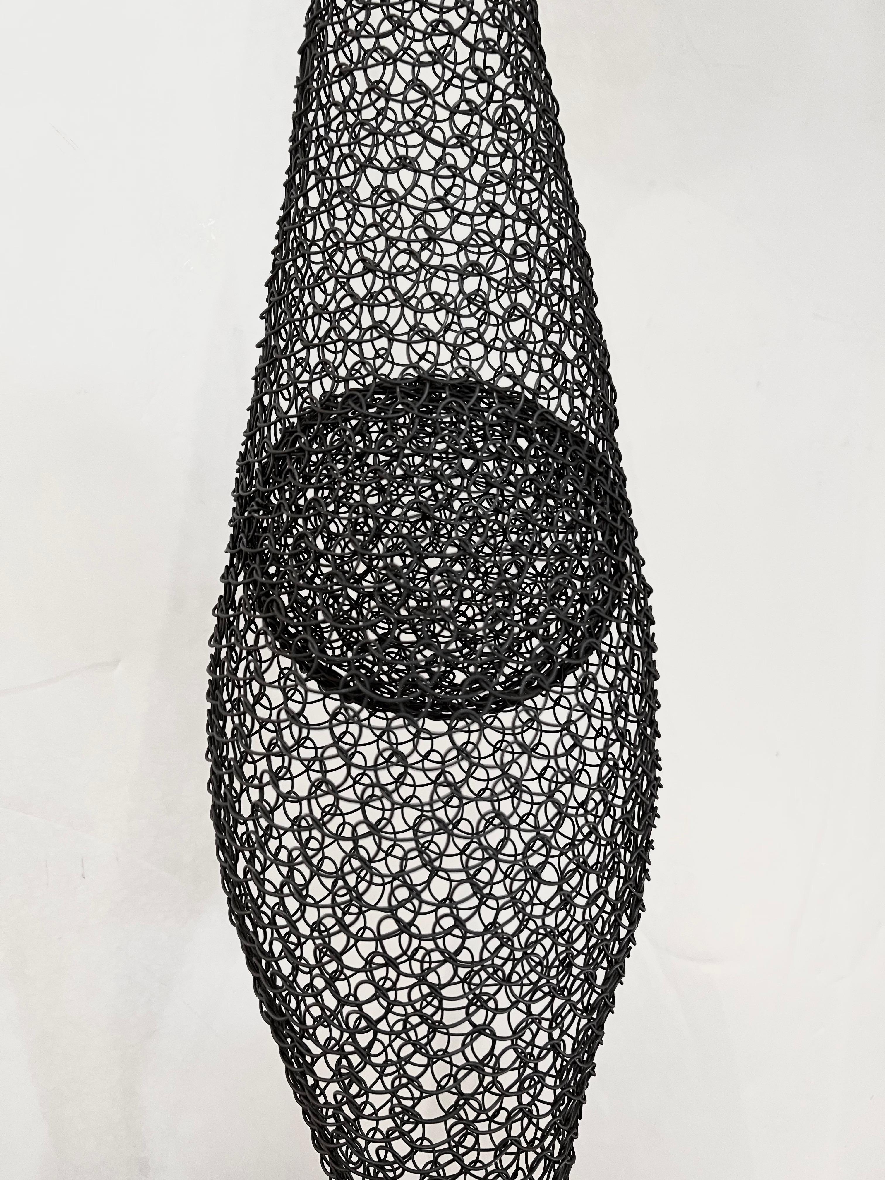 Organische gewebte Mesh-Draht-Skulptur von Ulrikk Dufosse im Angebot 2
