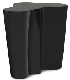 Organica Resin Occasional Table, Black, Small, 18 in H