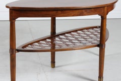 Organically Shaped Coffee Table of Walnut by Danish Master Cabinetmaker, 1920s
