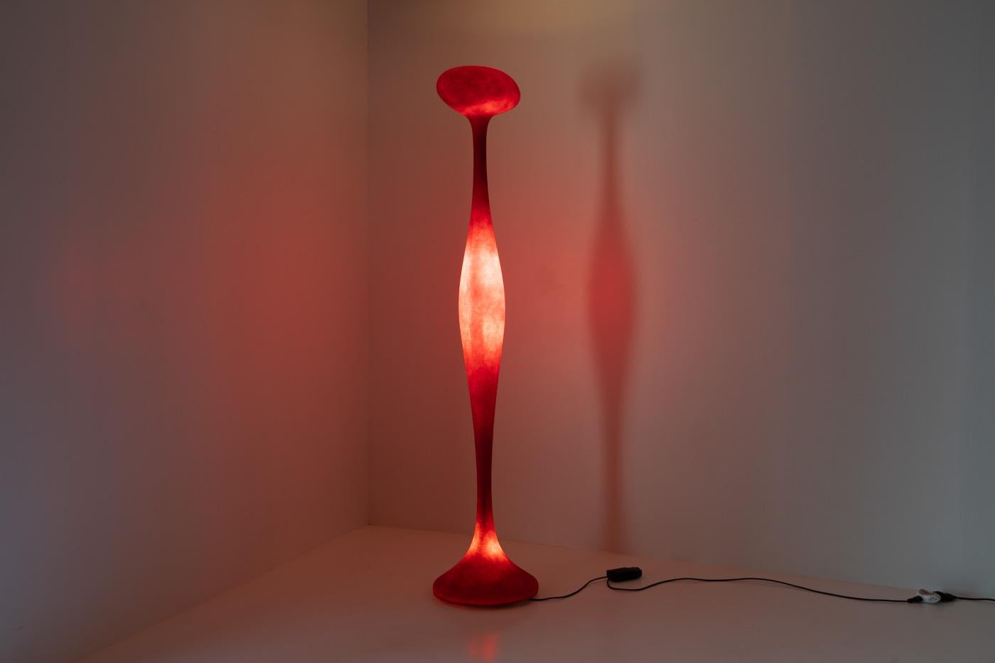 Fiberglass Organically Shaped E.T.A. Floor Lamp by Guglielmo Berchicci for Kundalini, 2000s For Sale