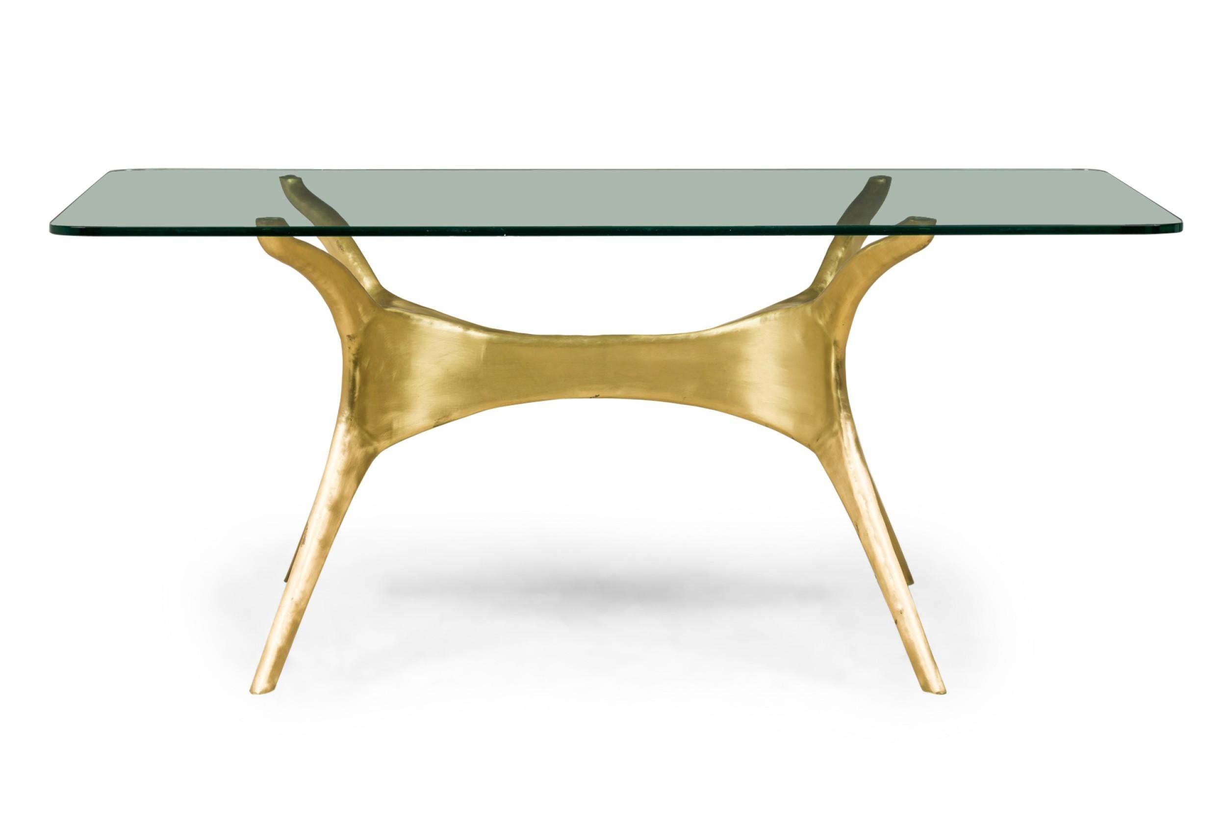 Forgé Table de salle à manger Organico (Bronze) en vente