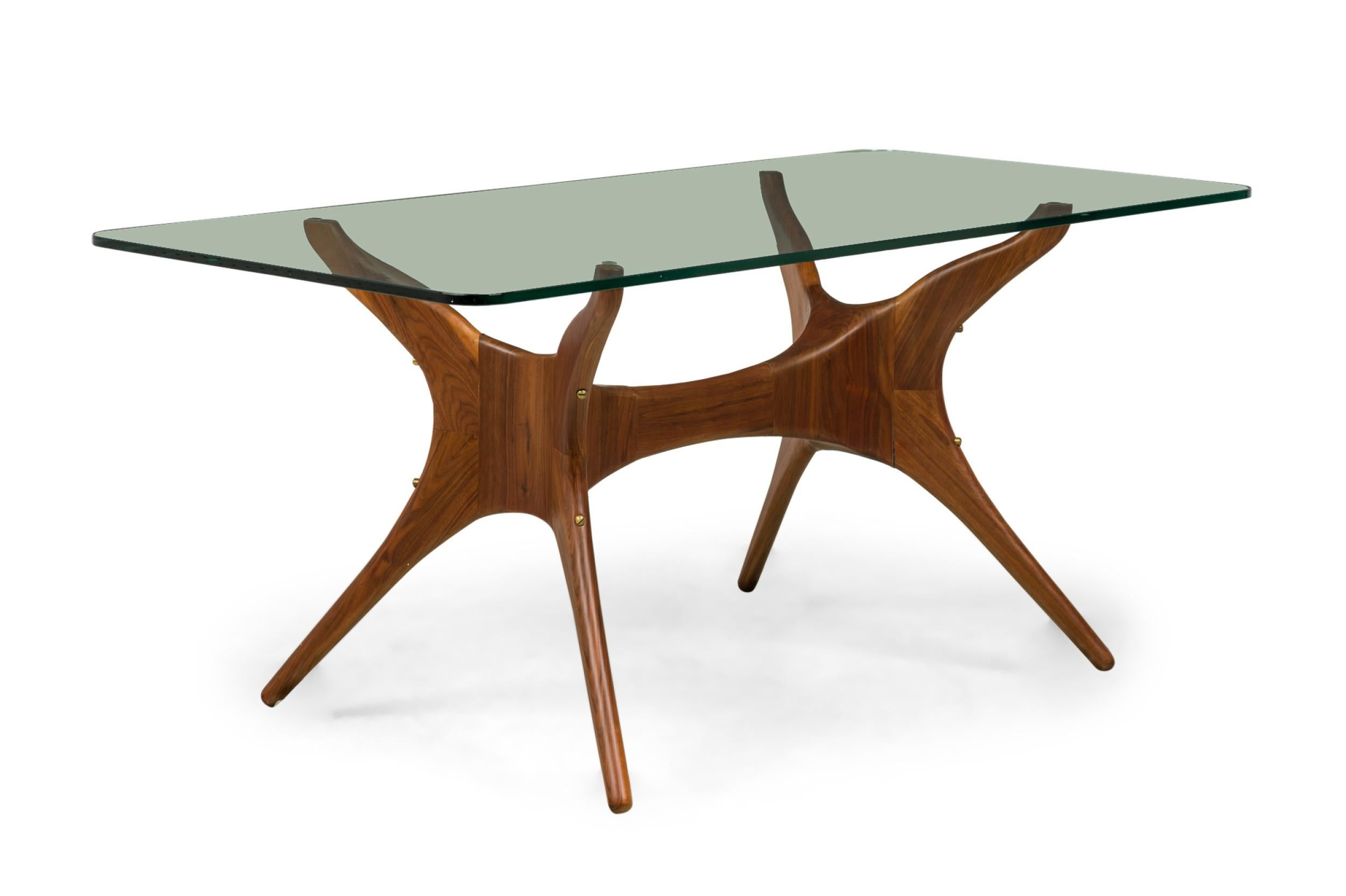 Organico Dining Table (Walnut) by Newel Modern In Good Condition For Sale In New York, NY