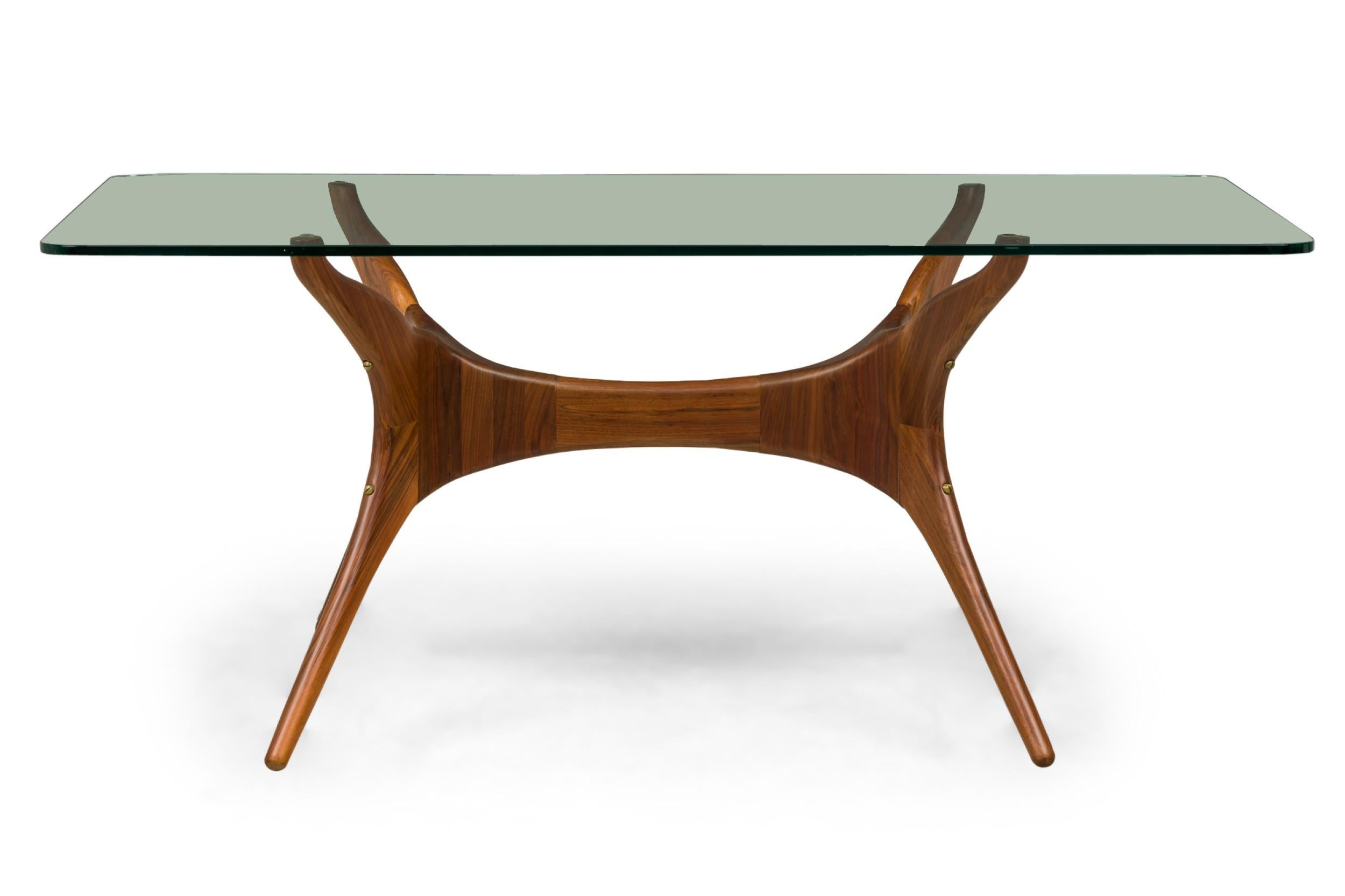 Contemporary Organico Dining Table (Walnut) by Newel Modern For Sale