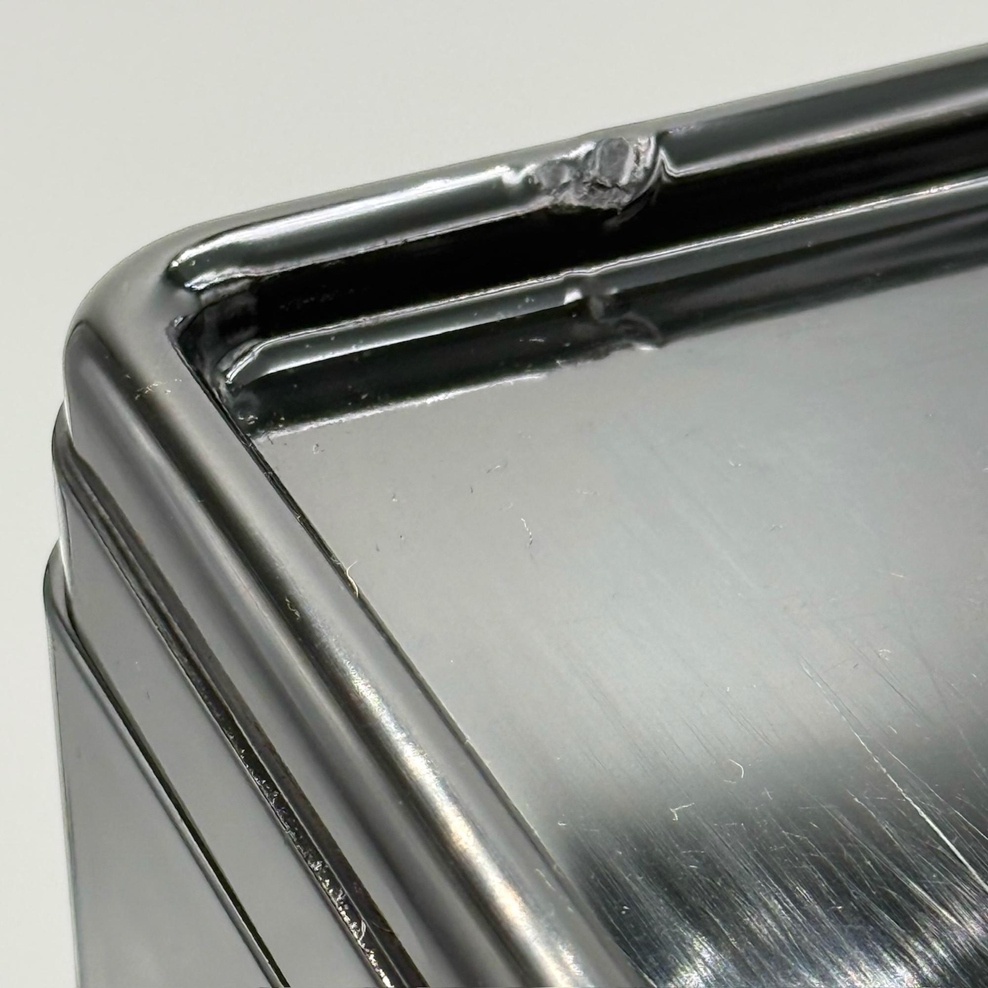 Neolt Superstile Trolley Organiser in Glossy Black - Italian 1970s Design For Sale 4