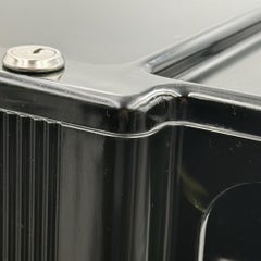 Organiser Trolley Neolt Superstile in Glossy Black - Italian 1970s Design