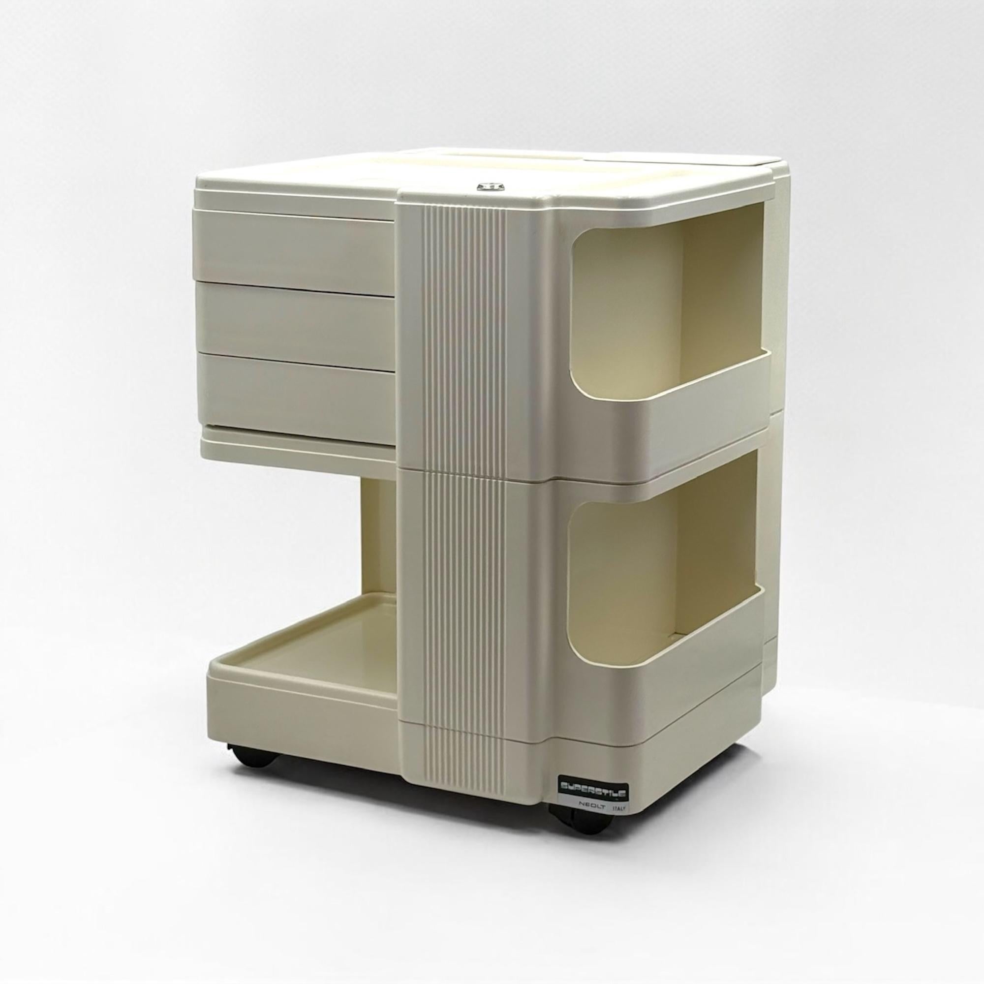 Organiser Trolley Superstile Neolt - Italian Design Storage Solution, 1970s in vendita 4