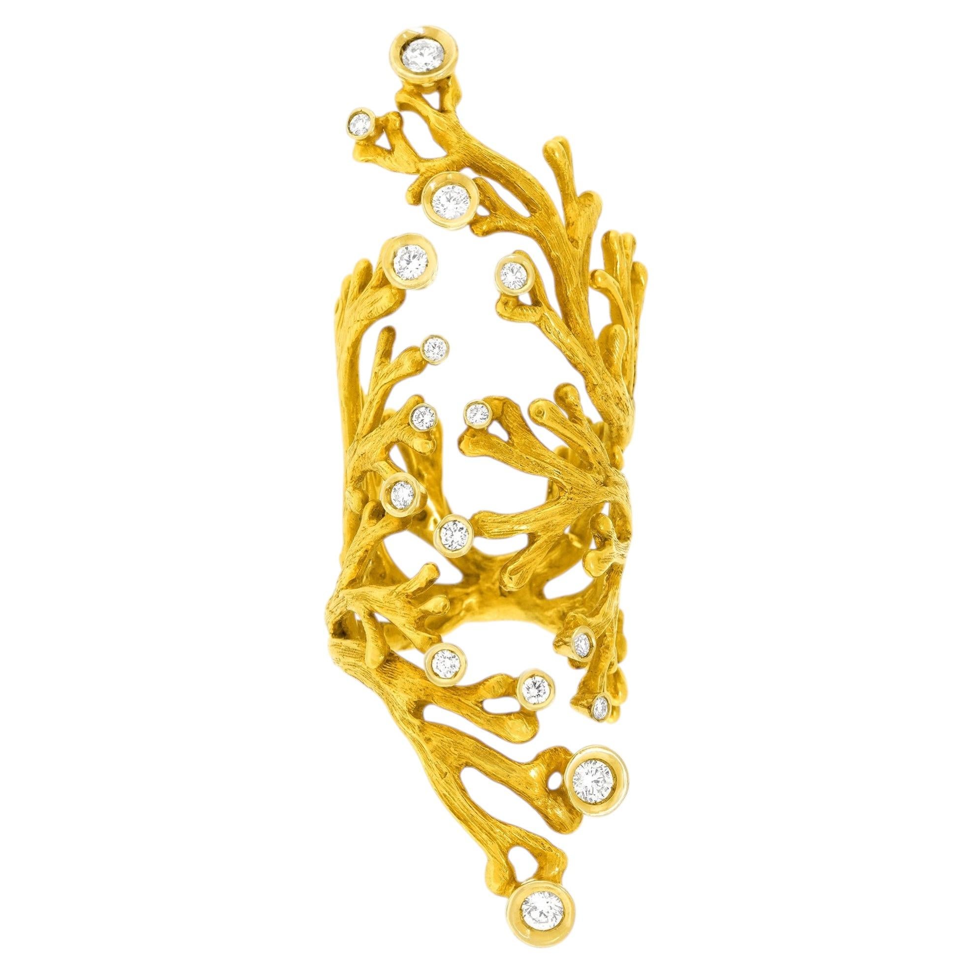 Attributed to Massimo Izzo Barriera Corallina Ring For Sale