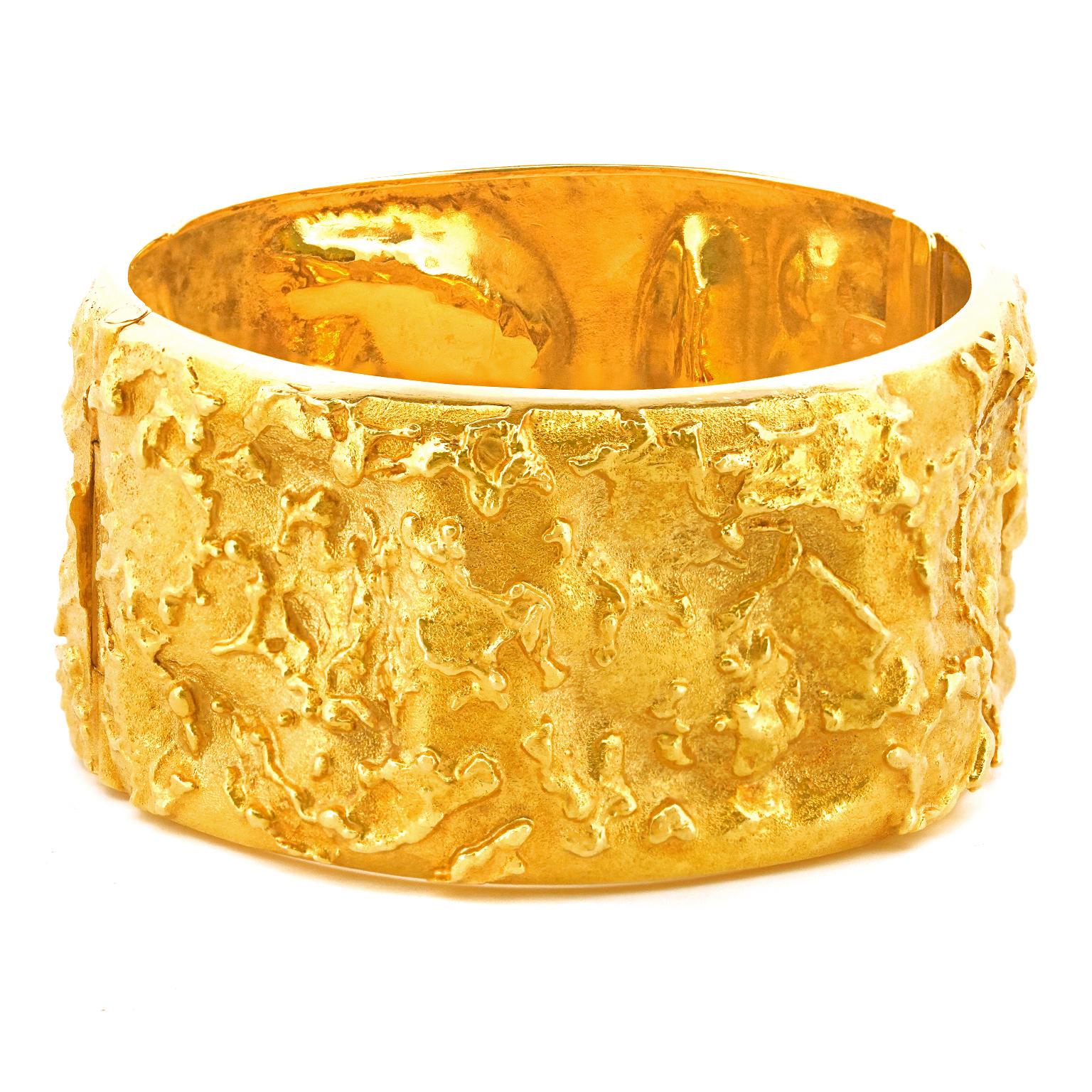 Schweizer Organo-Chic Gelbgold-Armband für Damen oder Herren