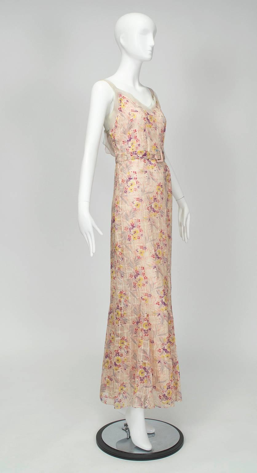 tea gown 1930s