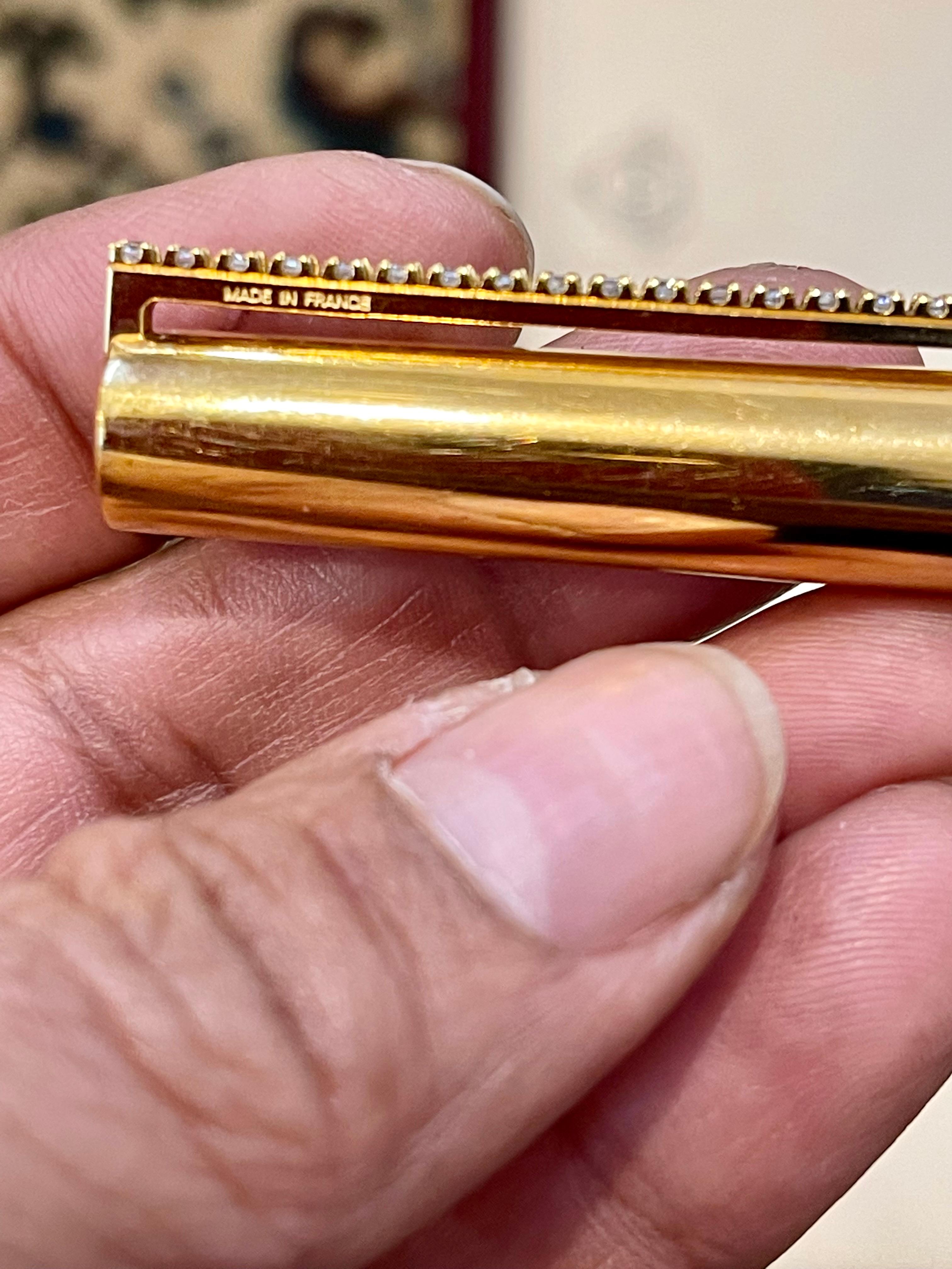 Orginal S.T.Dupont Kugelschreiber von Prestige, vergoldete Laque De Chine 2