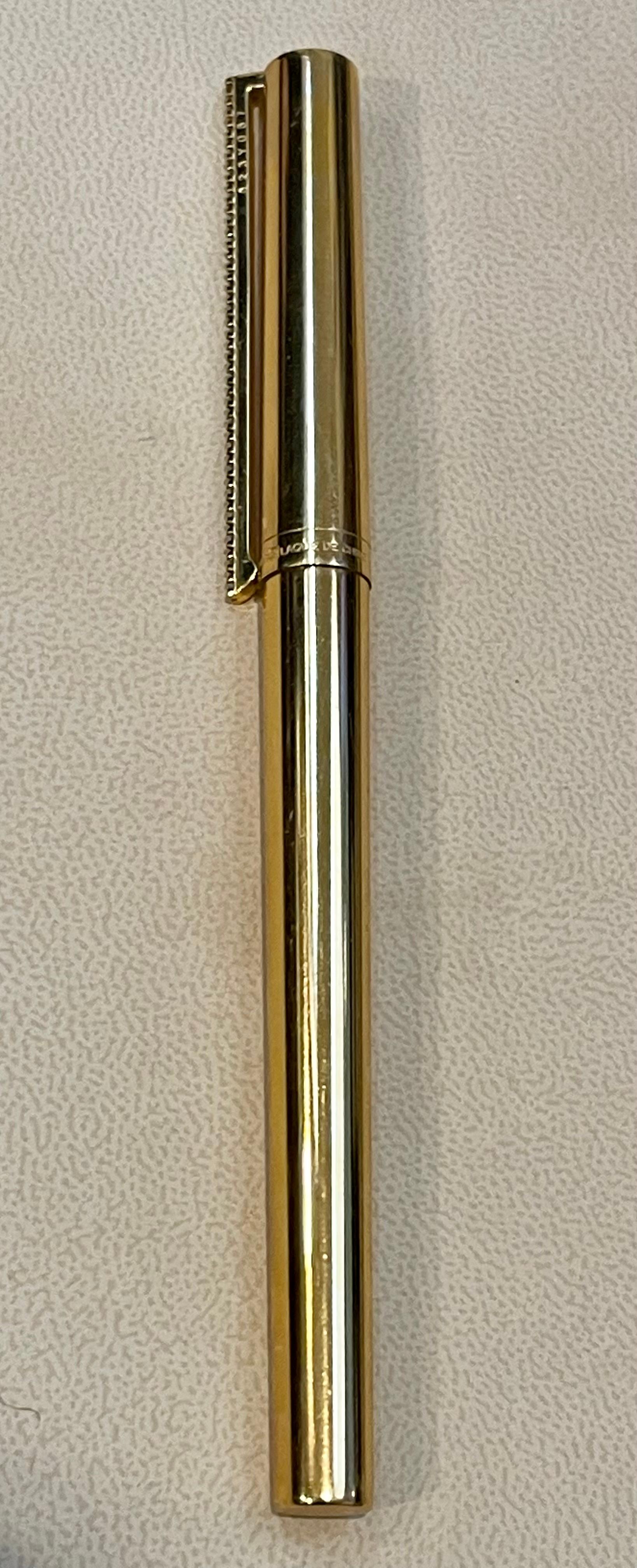 dupont kugelschreiber gold preis