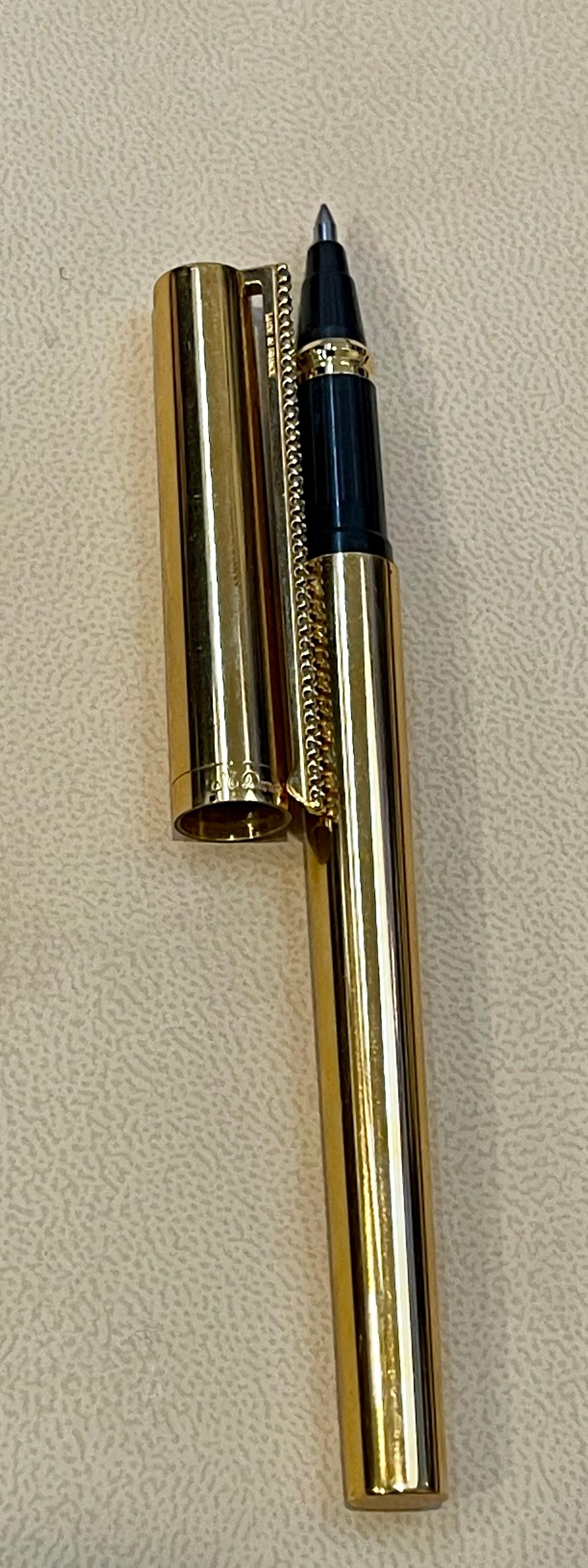 Orginal S.T.Dupont Kugelschreiber von Prestige, vergoldete Laque De Chine 1