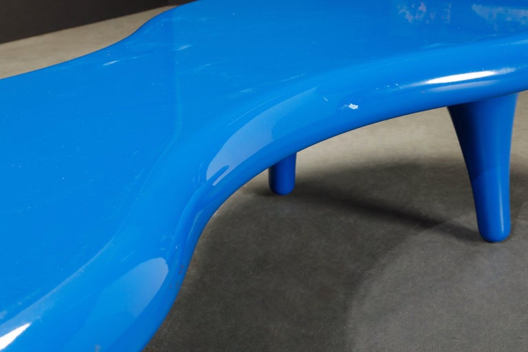 'Orgone' Fiberglass Cocktail Table by Marc Newson for Cappellini, Italy, Signed For Sale 7