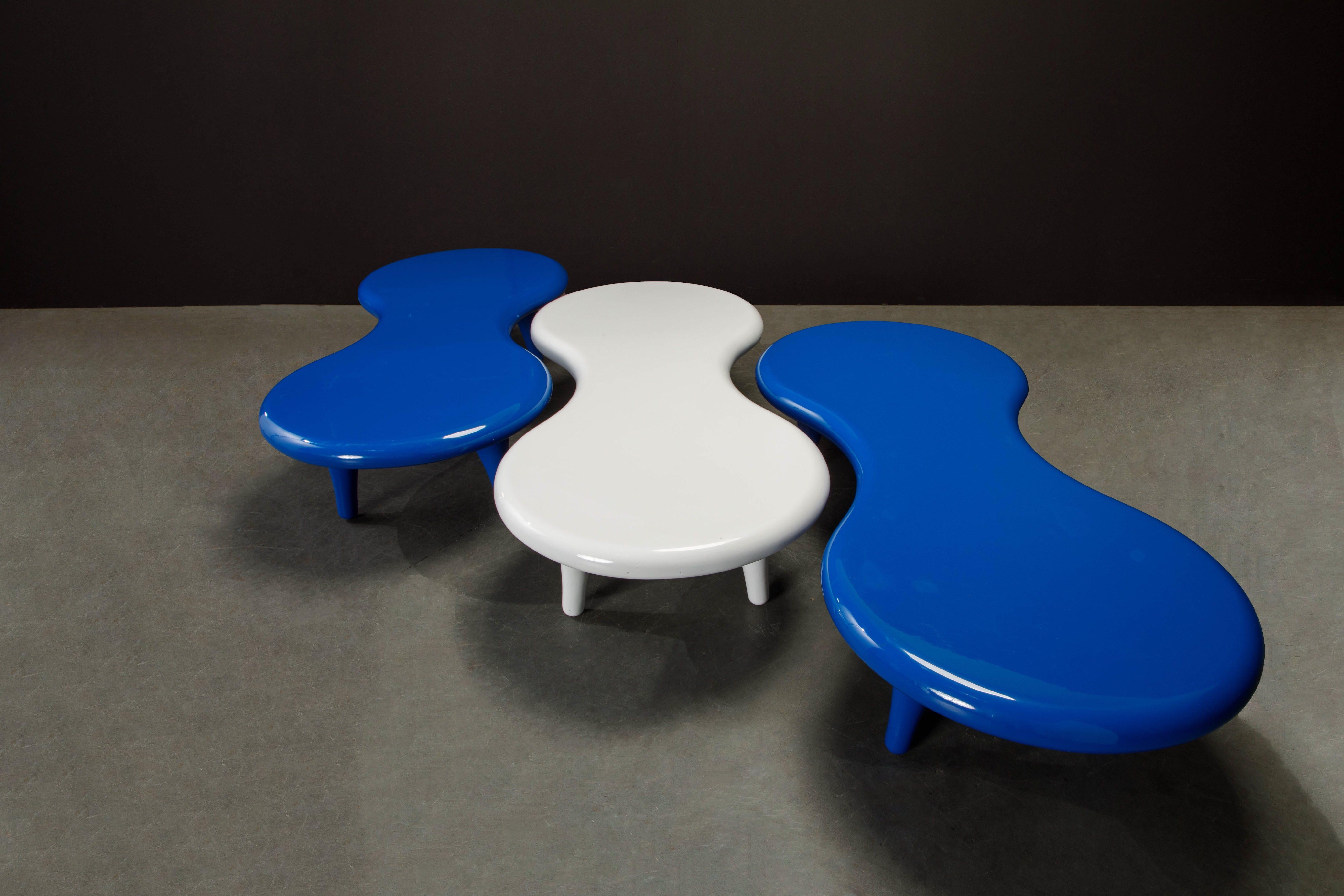 'Orgone' Fiberglass Cocktail Table by Marc Newson for Cappellini, Italy, Signed 10