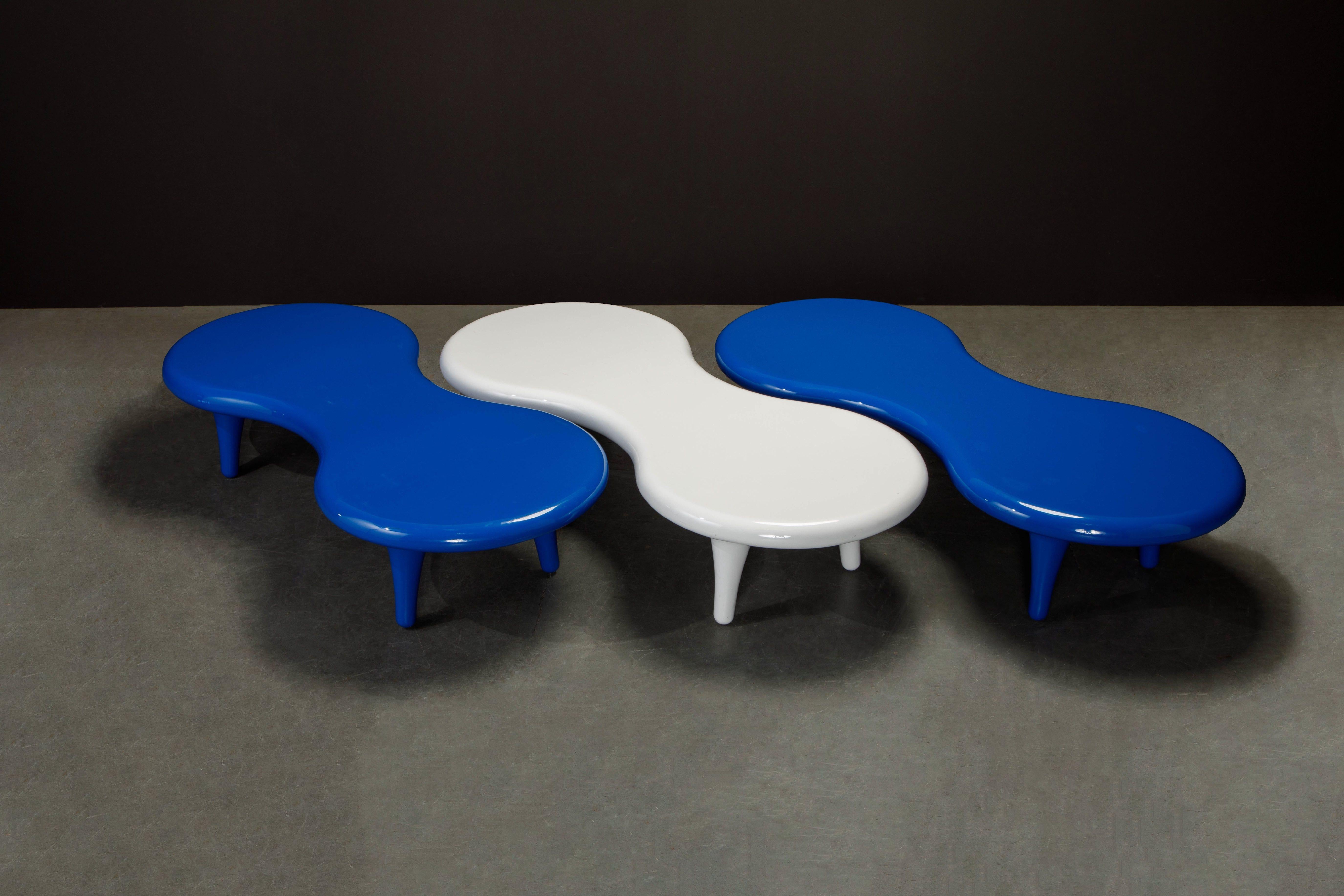 'Orgone' Fiberglass Cocktail Table by Marc Newson for Cappellini, Italy, Signed 11