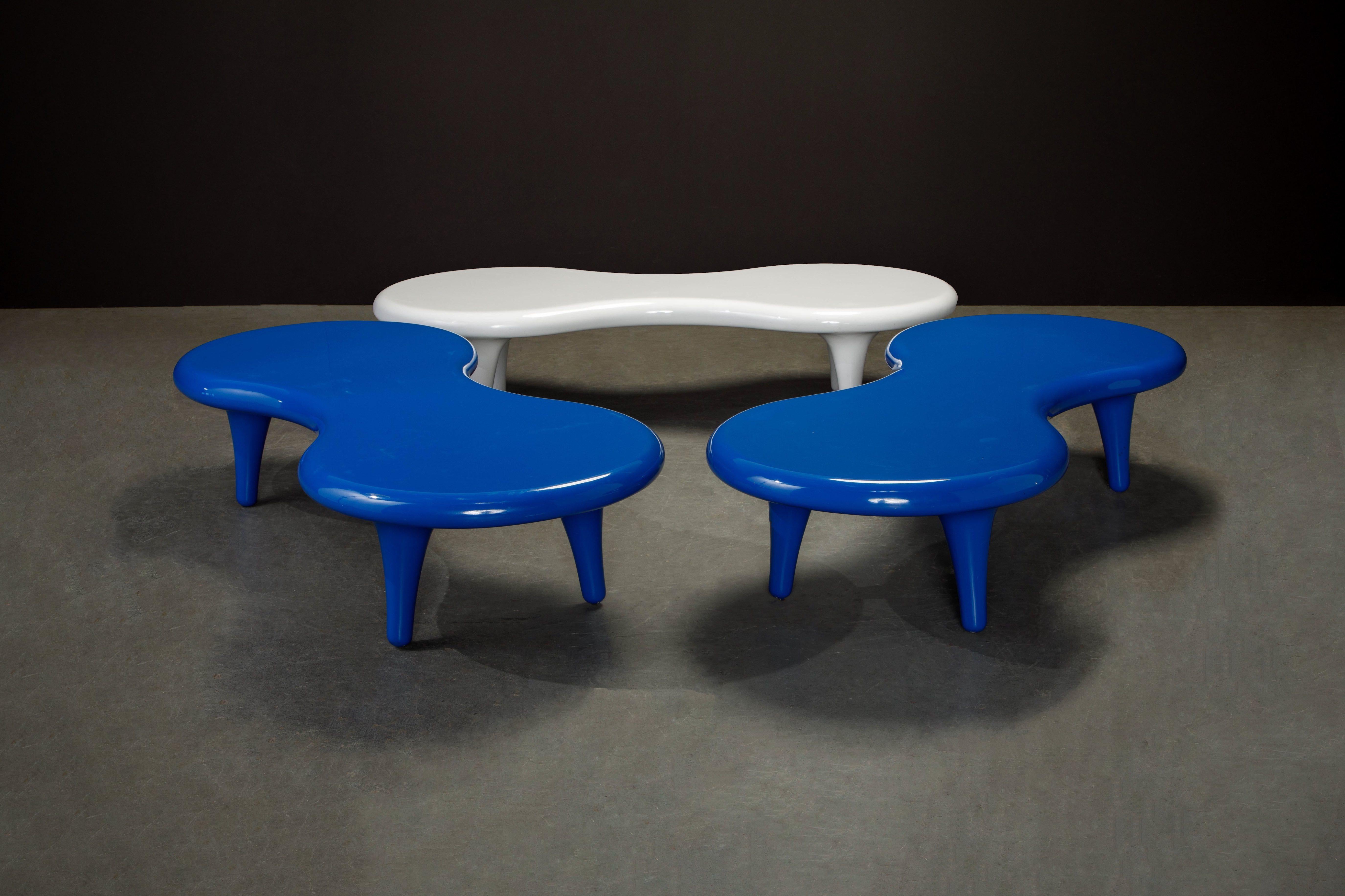'Orgone' Fiberglass Cocktail Table by Marc Newson for Cappellini, Italy, Signed 14