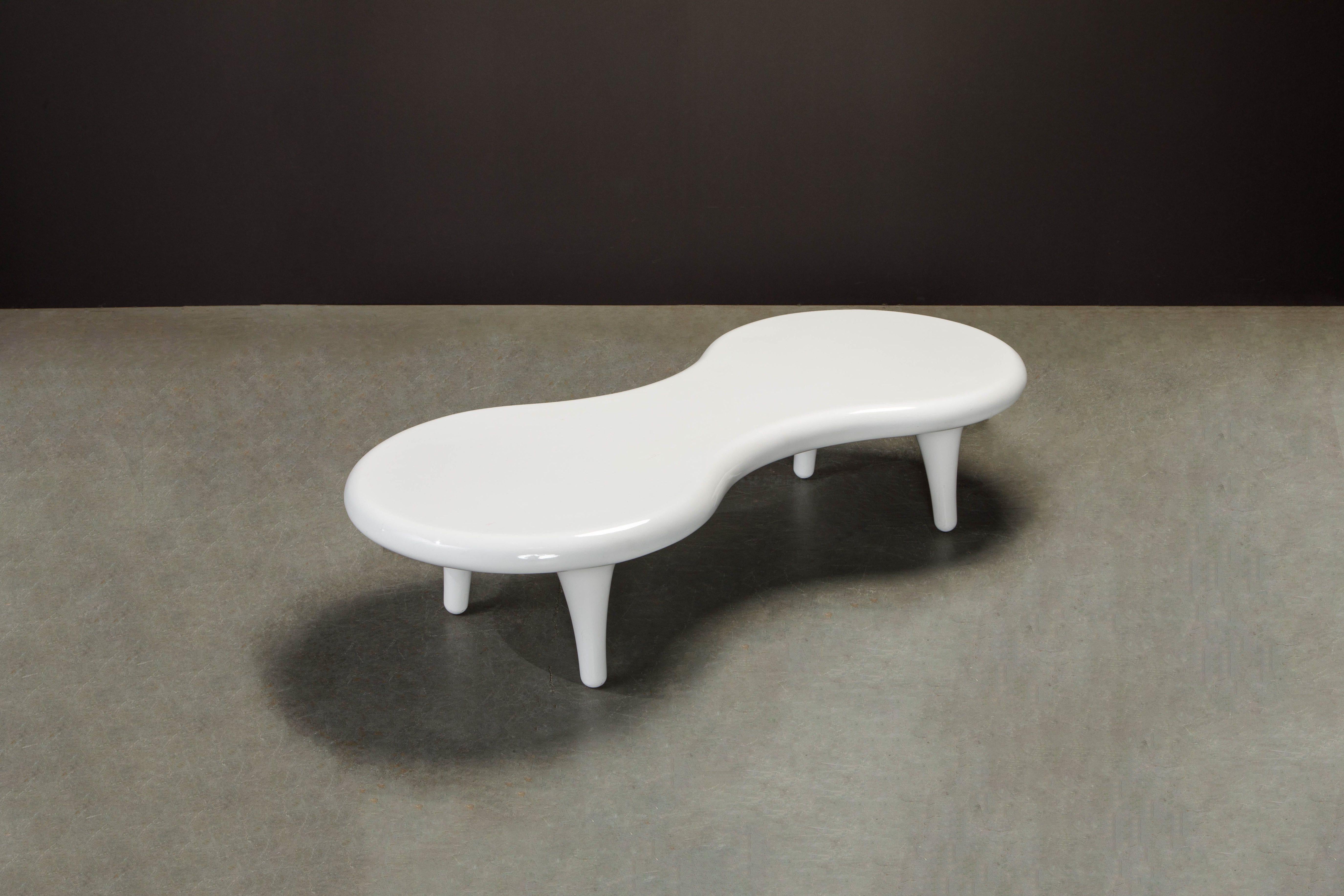Modern 'Orgone' Fiberglass Cocktail Table by Marc Newson for Cappellini, Italy, Signed