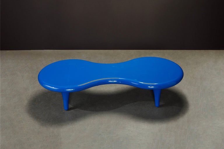 Italian 'Orgone' Fiberglass Cocktail Table by Marc Newson for Cappellini, Italy, Signed For Sale
