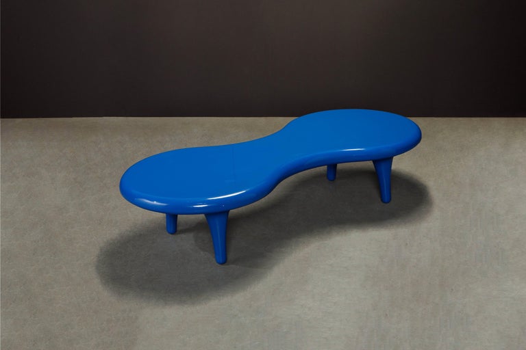 'Orgone' Fiberglass Cocktail Table by Marc Newson for Cappellini, Italy, Signed In Good Condition For Sale In Los Angeles, CA