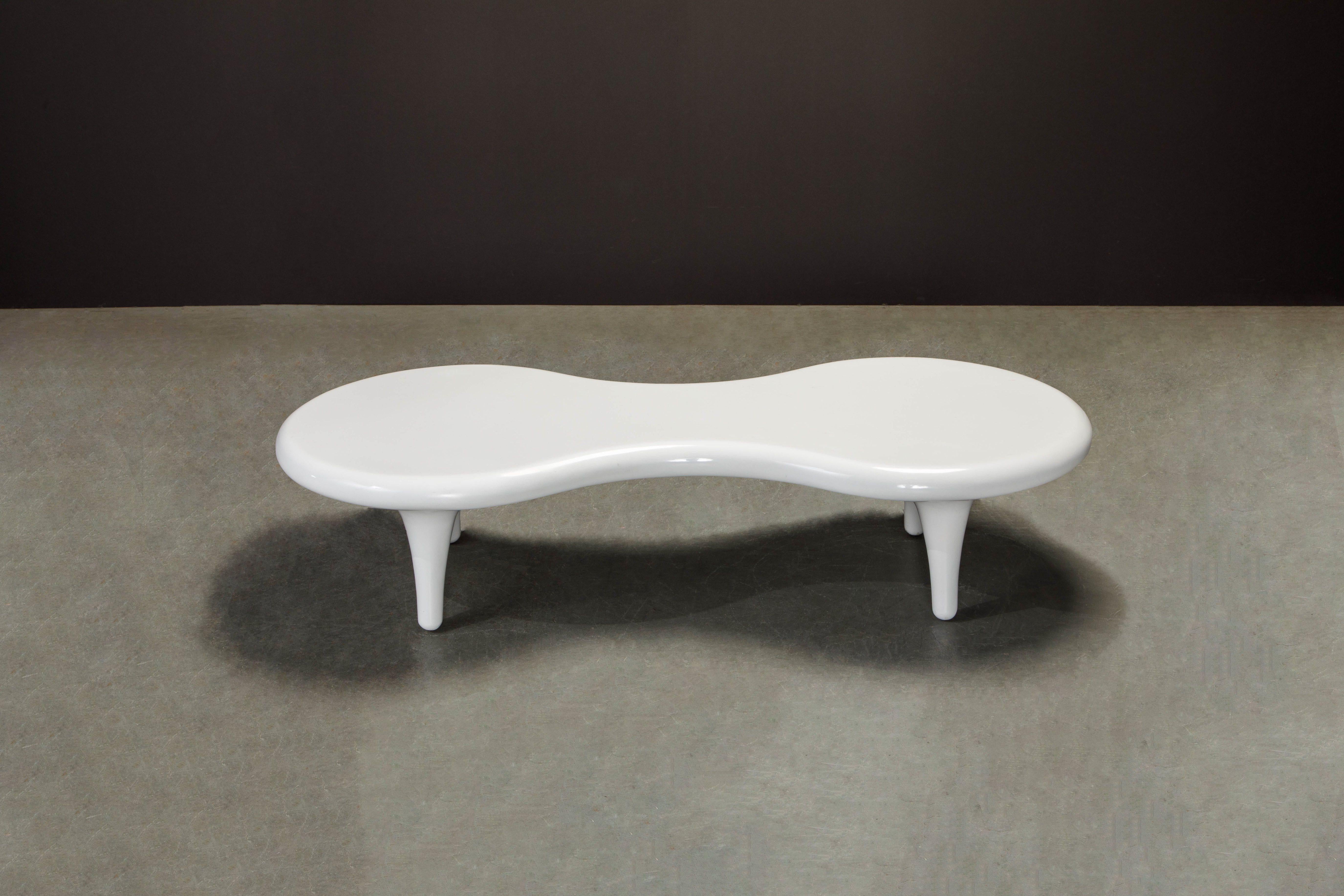 Contemporary 'Orgone' Fiberglass Cocktail Table by Marc Newson for Cappellini, Italy, Signed