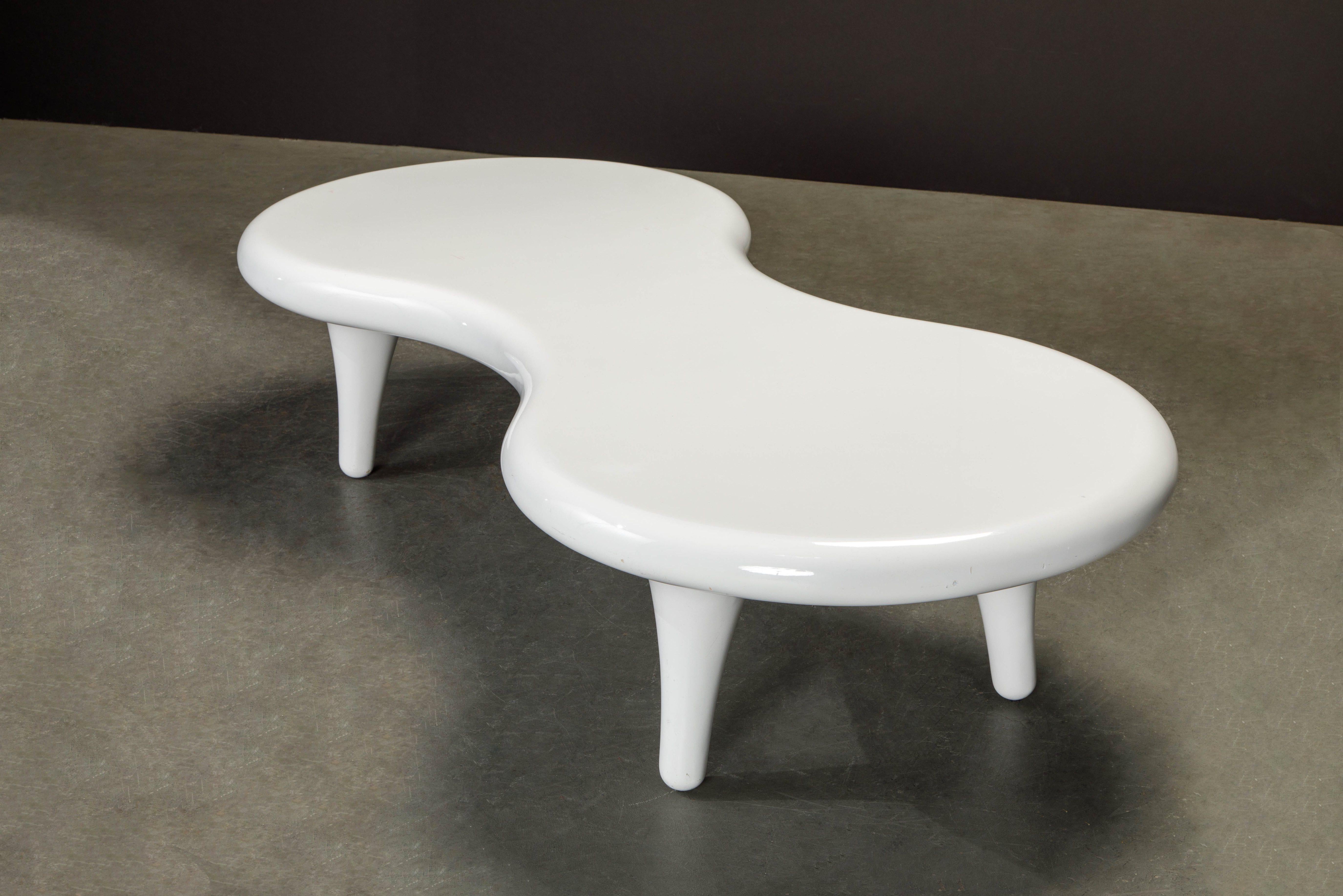 'Orgone' Fiberglass Cocktail Table by Marc Newson for Cappellini, Italy, Signed 2